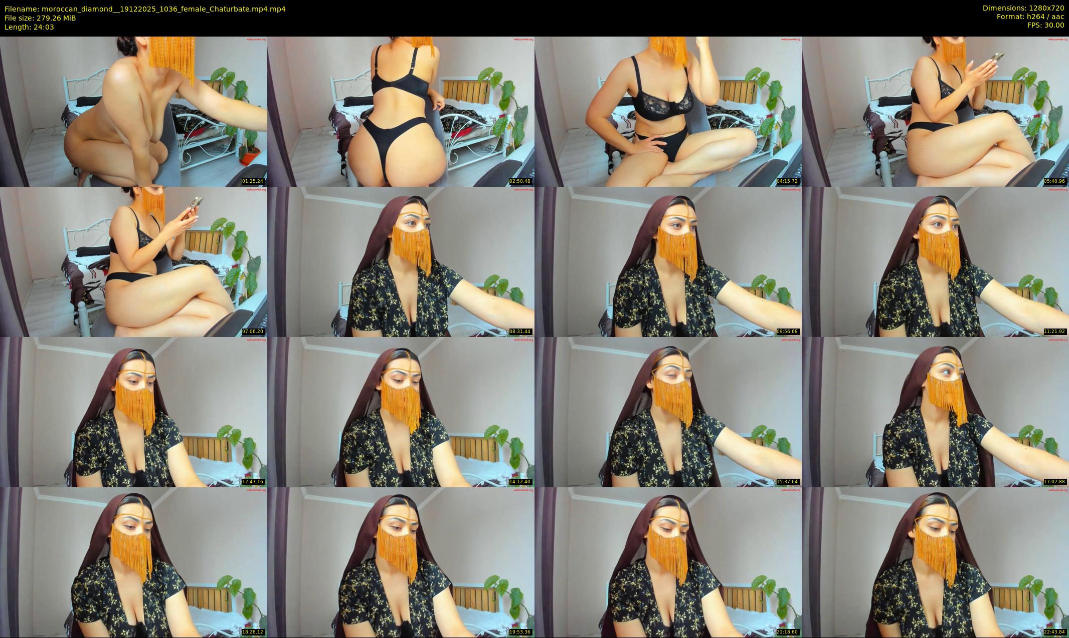moroccan_diamond_ — 25 minute Chaturbate female cam show recording, 720p, Dec 19, 2025