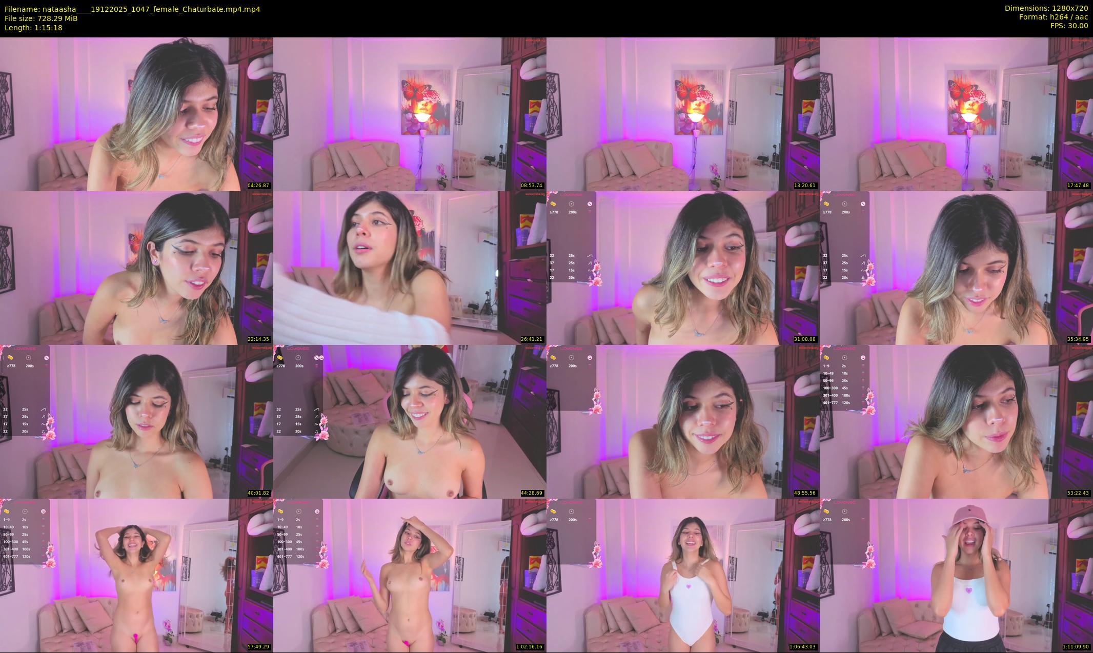 nataasha___ — 76 minute Chaturbate female cam show recording, 720p, Dec 19, 2025