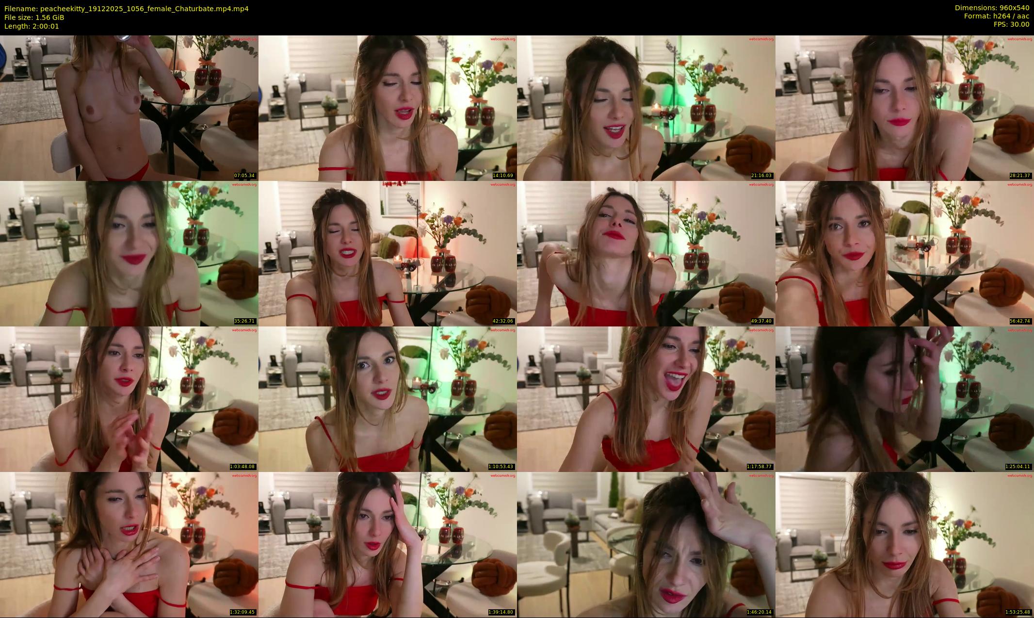 peacheekitty — 121 minute Chaturbate female cam show recording, 480p, Dec 19, 2025