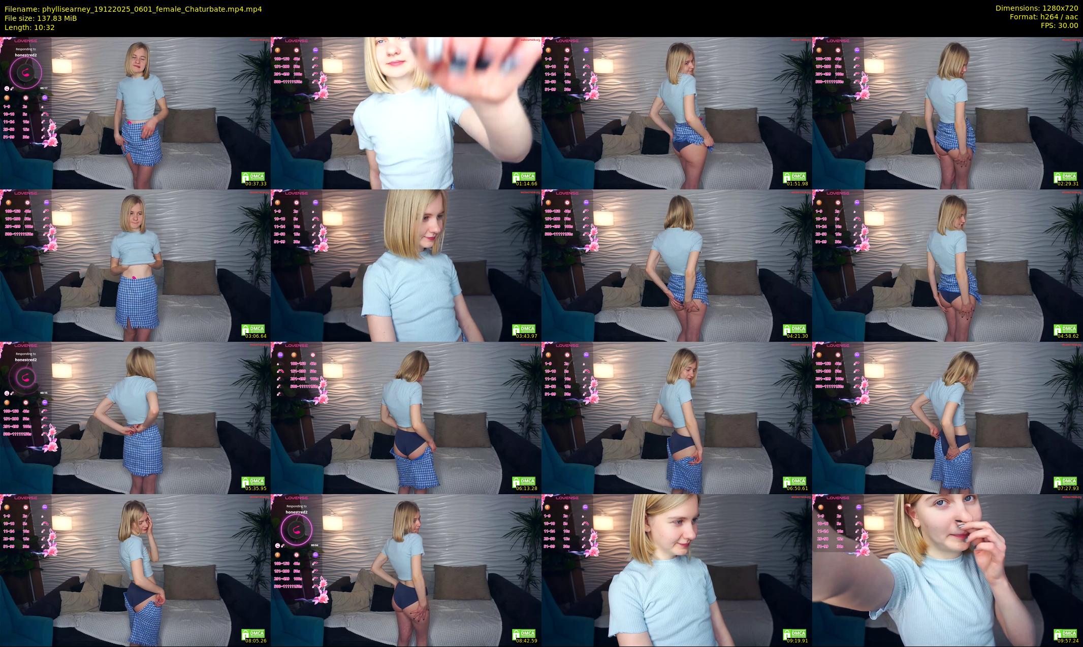 phyllisearney — 11 minute Chaturbate female cam show recording, 720p, Dec 19, 2025