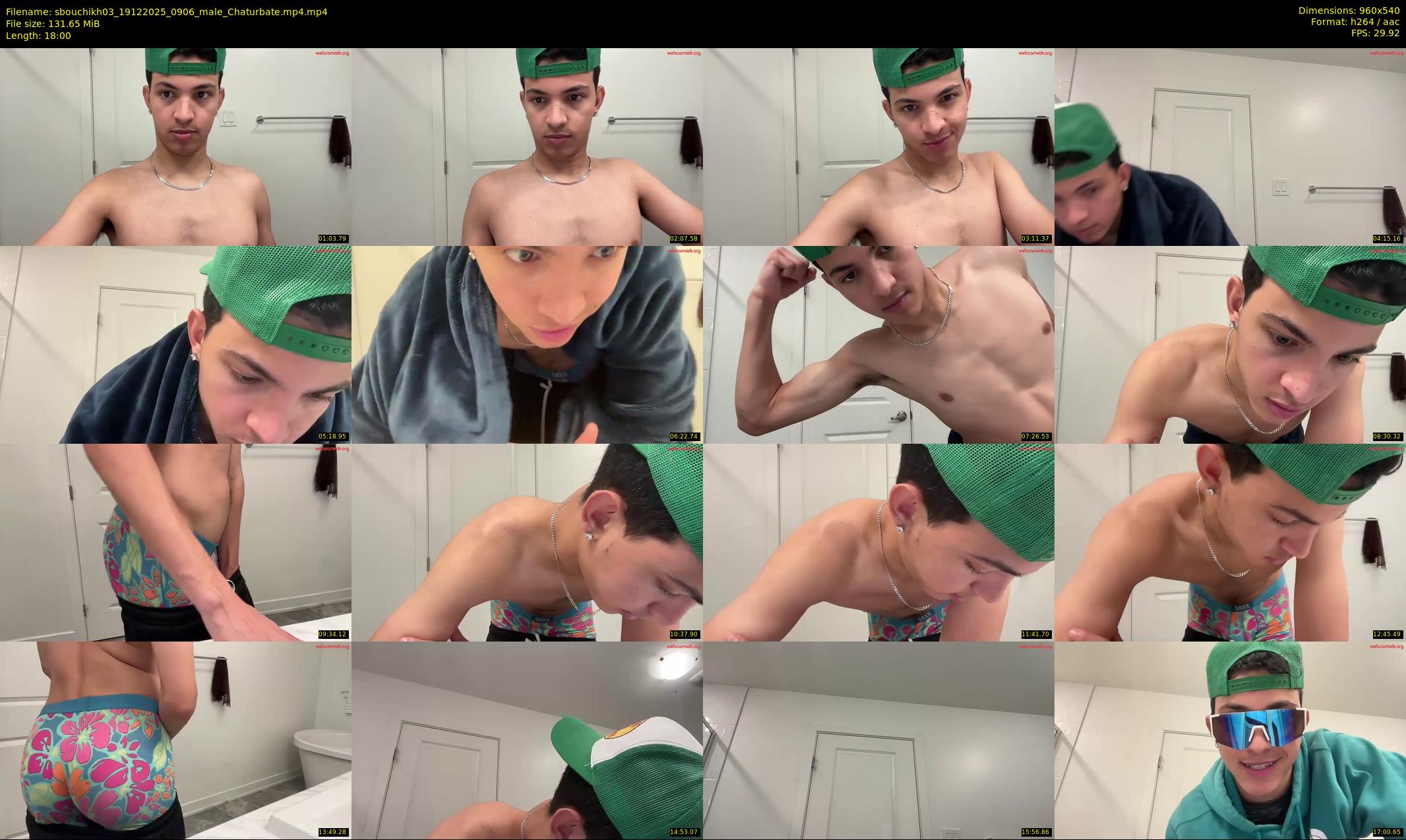 sbouchikh03 — 18 minute Chaturbate male cam show recording, 480p, Dec 19, 2025