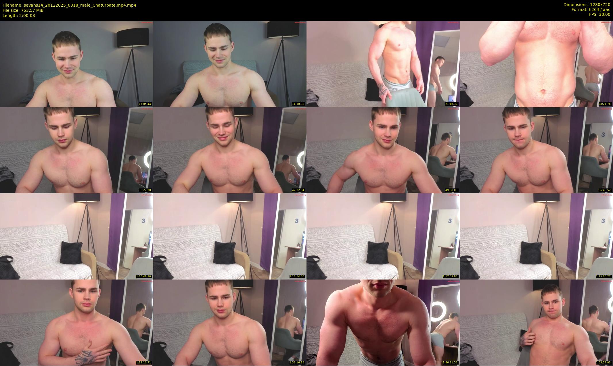 sevans14 — 121 minute Chaturbate male cam show recording, 720p, Dec 20, 2025