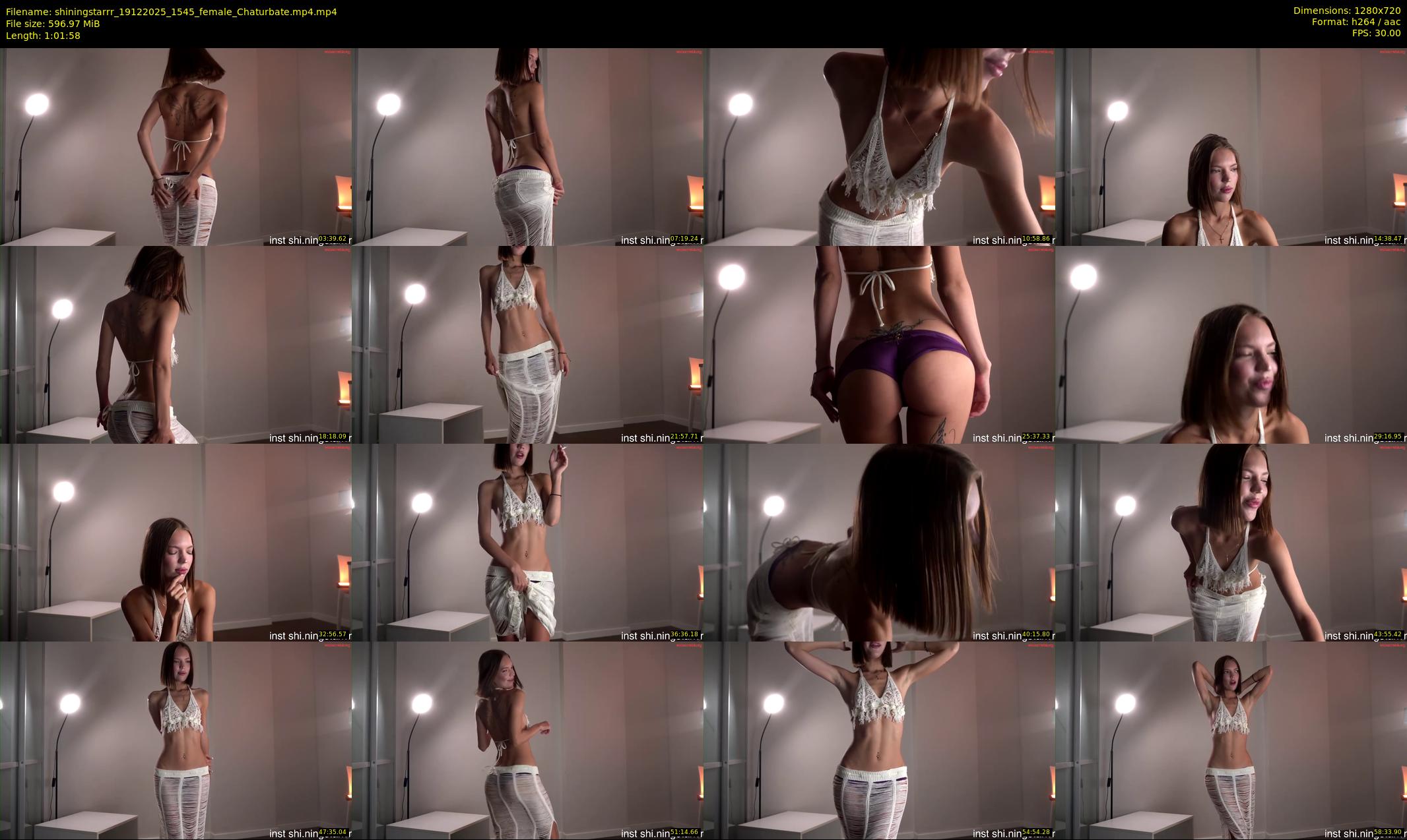shiningstarrr — 62 minute Chaturbate female cam show recording, 720p, Dec 19, 2025