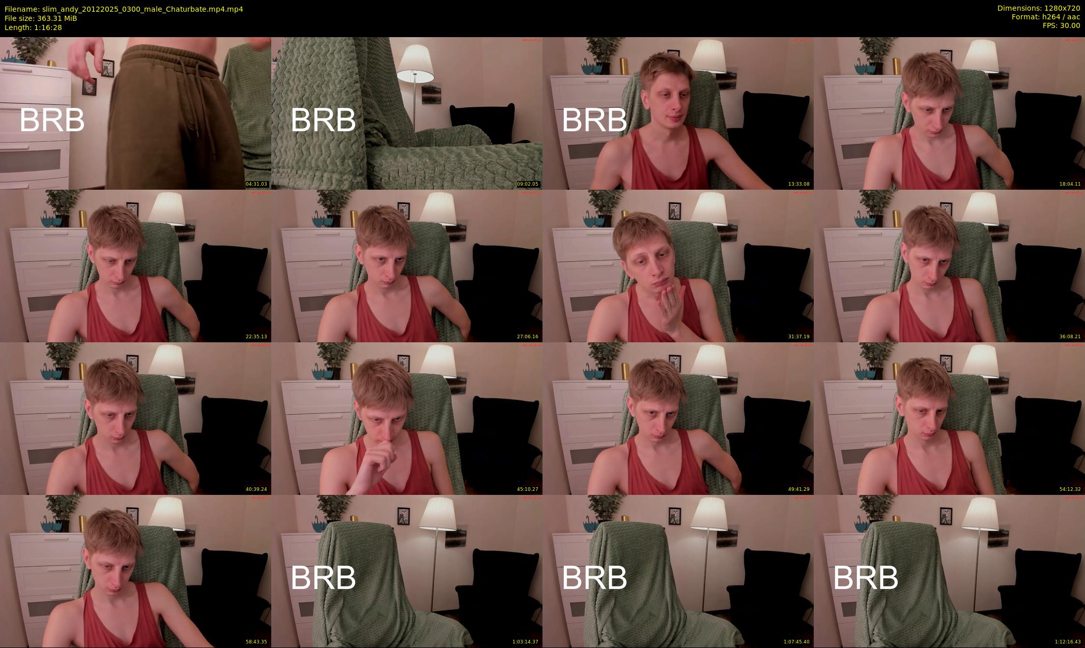 slim_andy — 77 minute Chaturbate male cam show recording, 720p, Dec 20, 2025