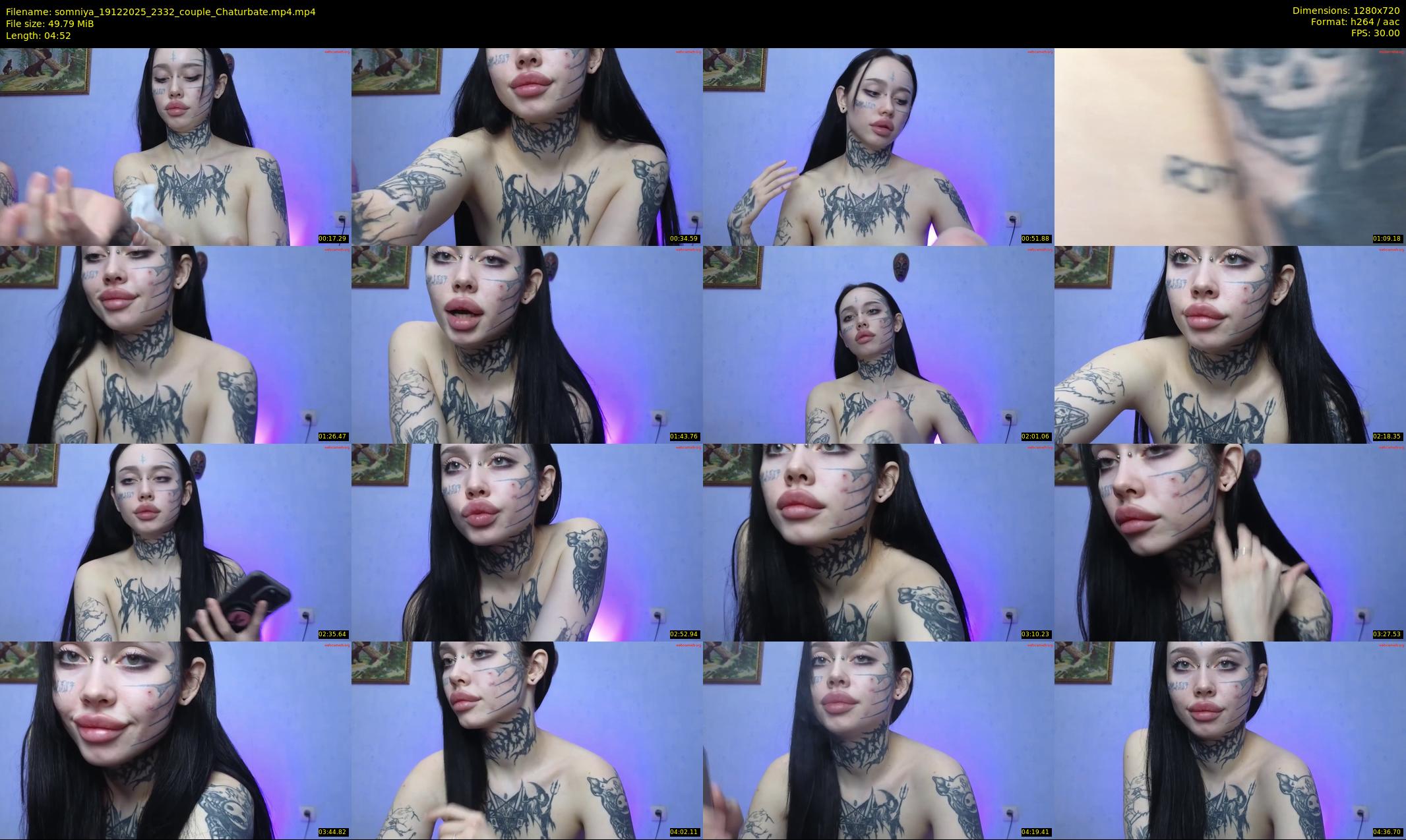 somniya — 5 minute Chaturbate couple cam show recording, 720p, Dec 19, 2025