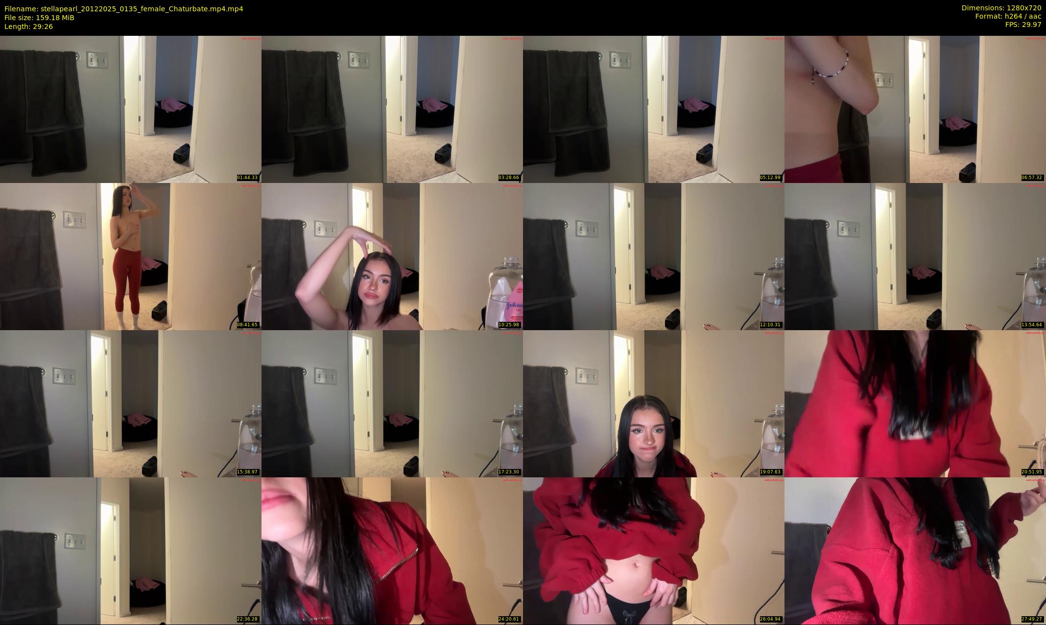 stellapearl — 30 minute Chaturbate female cam show recording, 720p, Dec 20, 2025