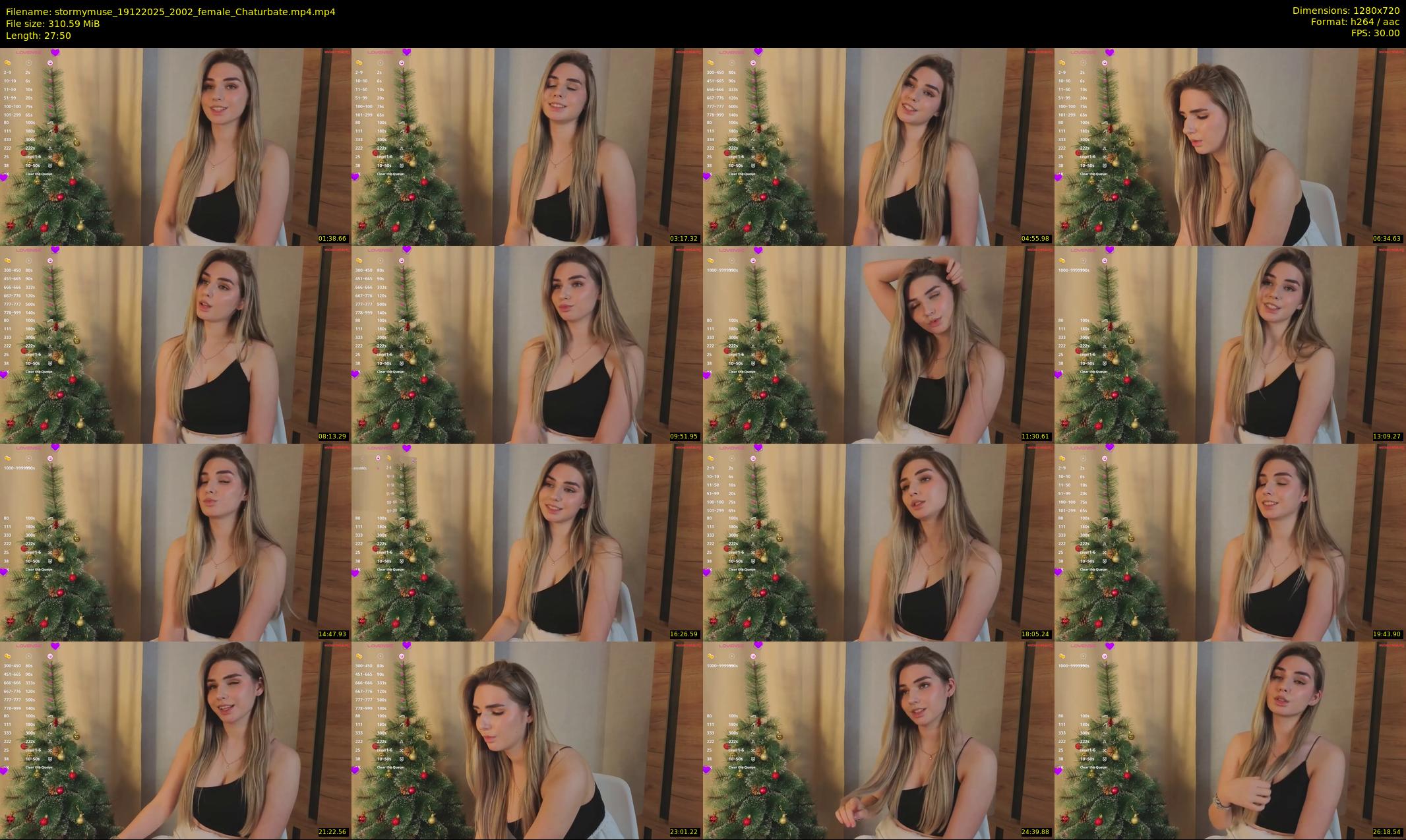 stormymuse — 28 minute Chaturbate female cam show recording, 720p, Dec 19, 2025