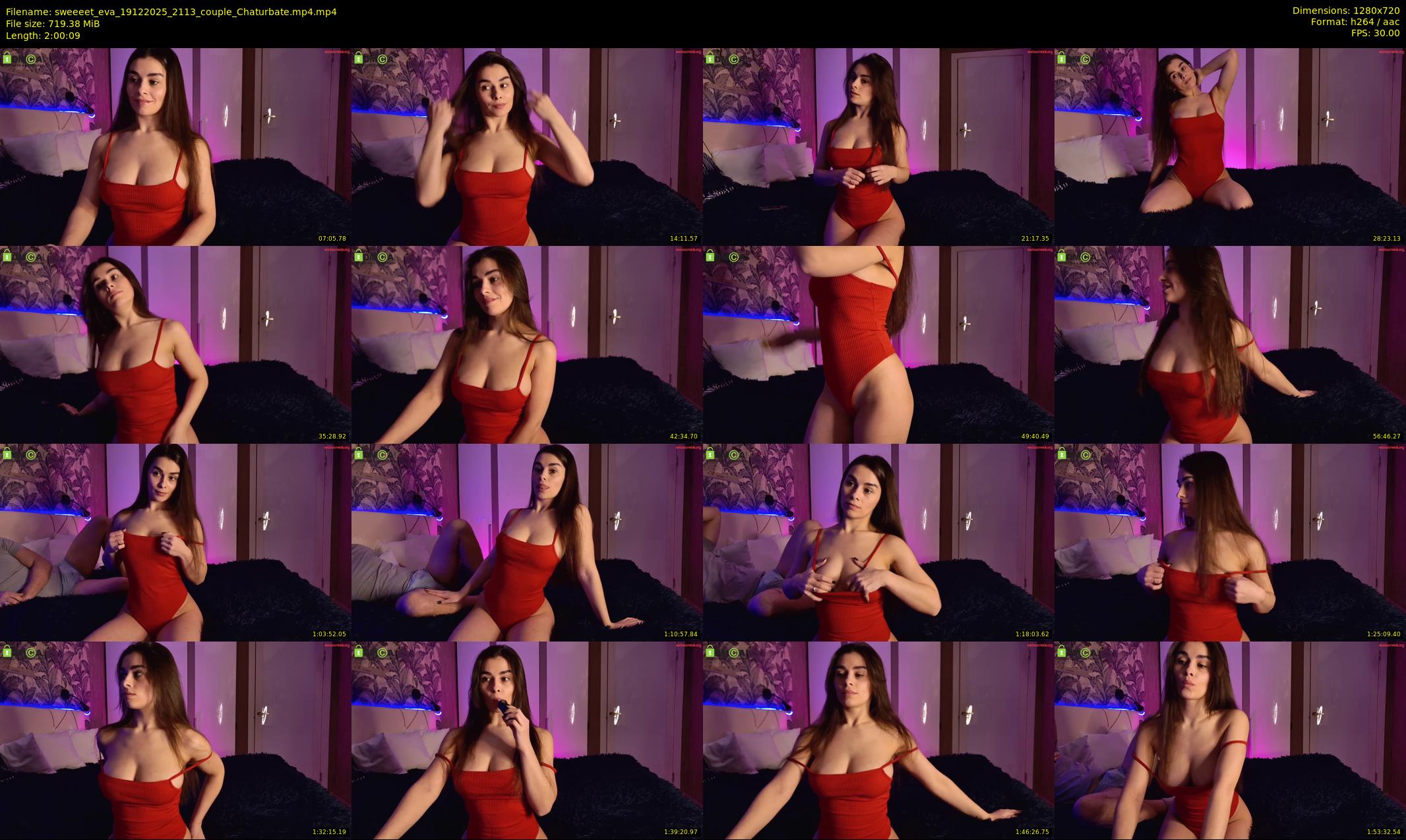 sweeeet_eva — 121 minute Chaturbate couple cam show recording, 720p, Dec 19, 2025