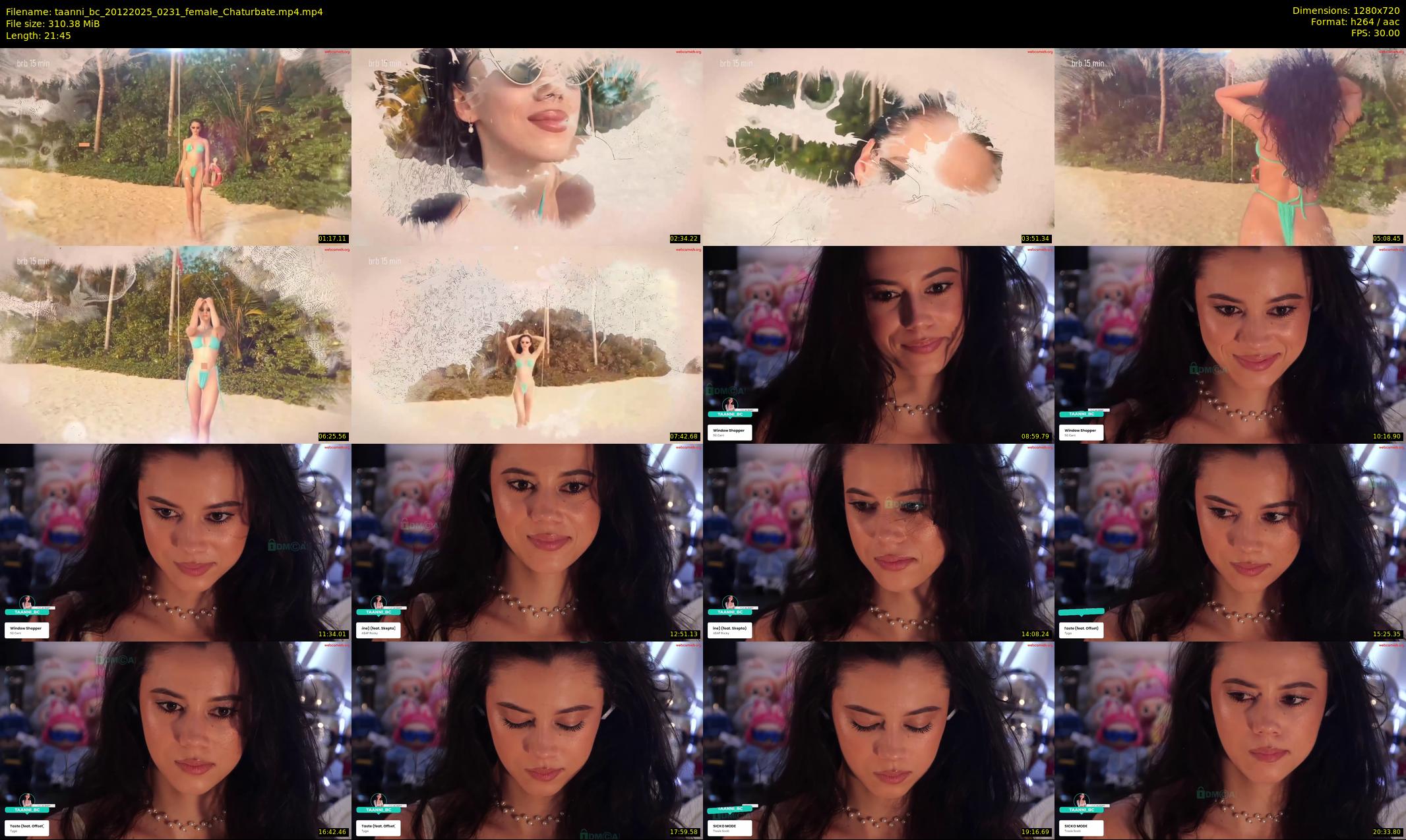 taanni_bc — 22 minute Chaturbate female cam show recording, 720p, Dec 20, 2025