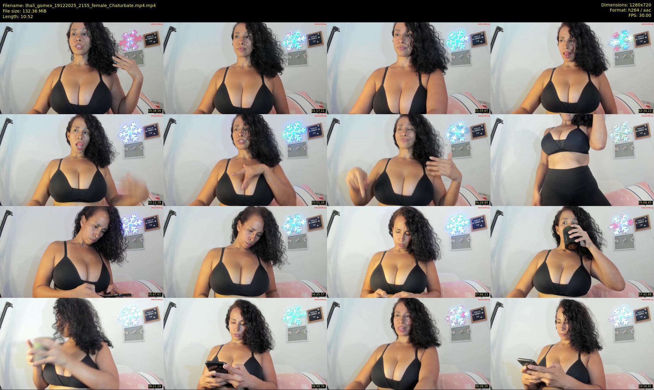 thali_gomex — 11 minute Chaturbate female cam show recording, 720p, Dec 19, 2025