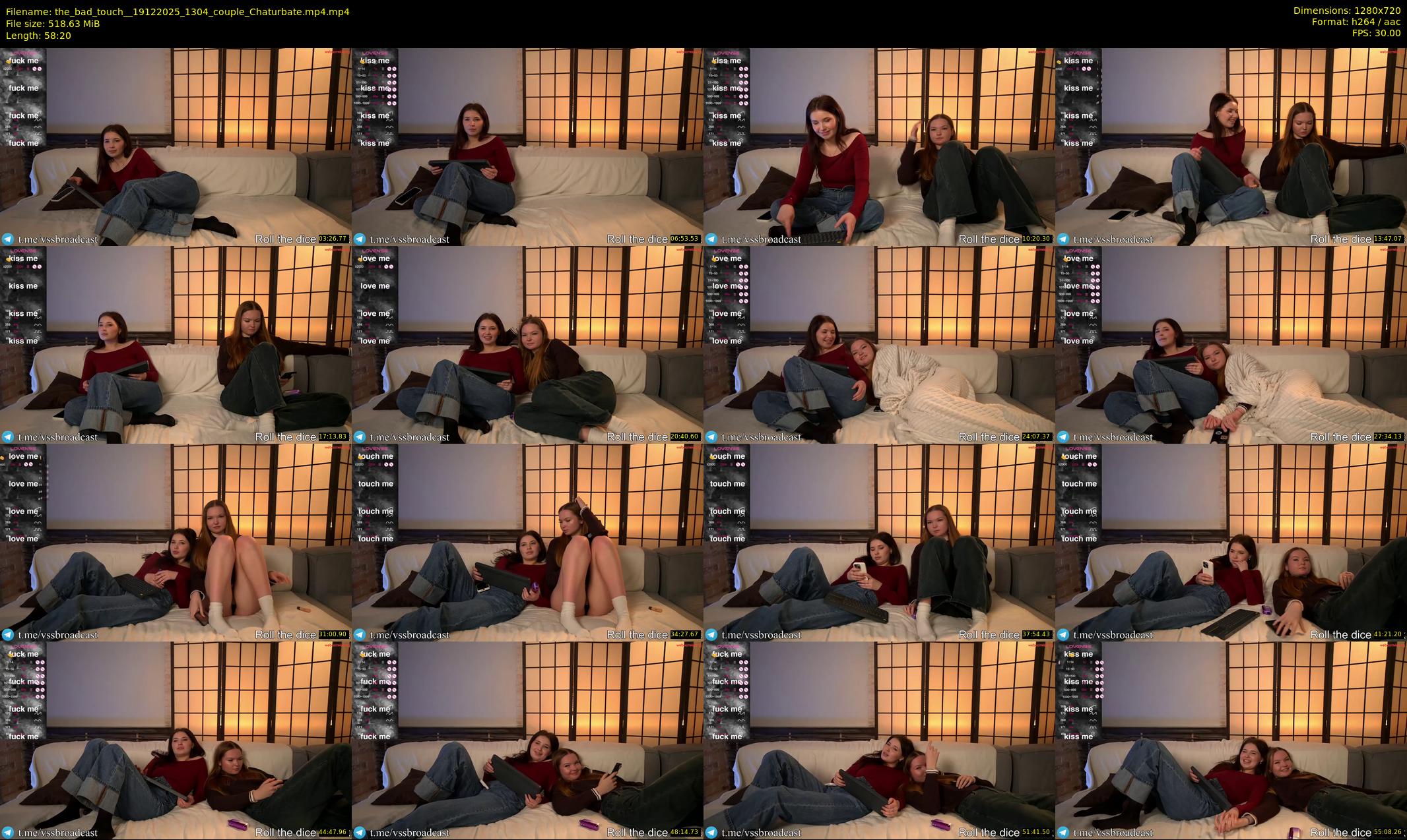 the_bad_touch_ — 59 minute Chaturbate couple cam show recording, 720p, Dec 19, 2025