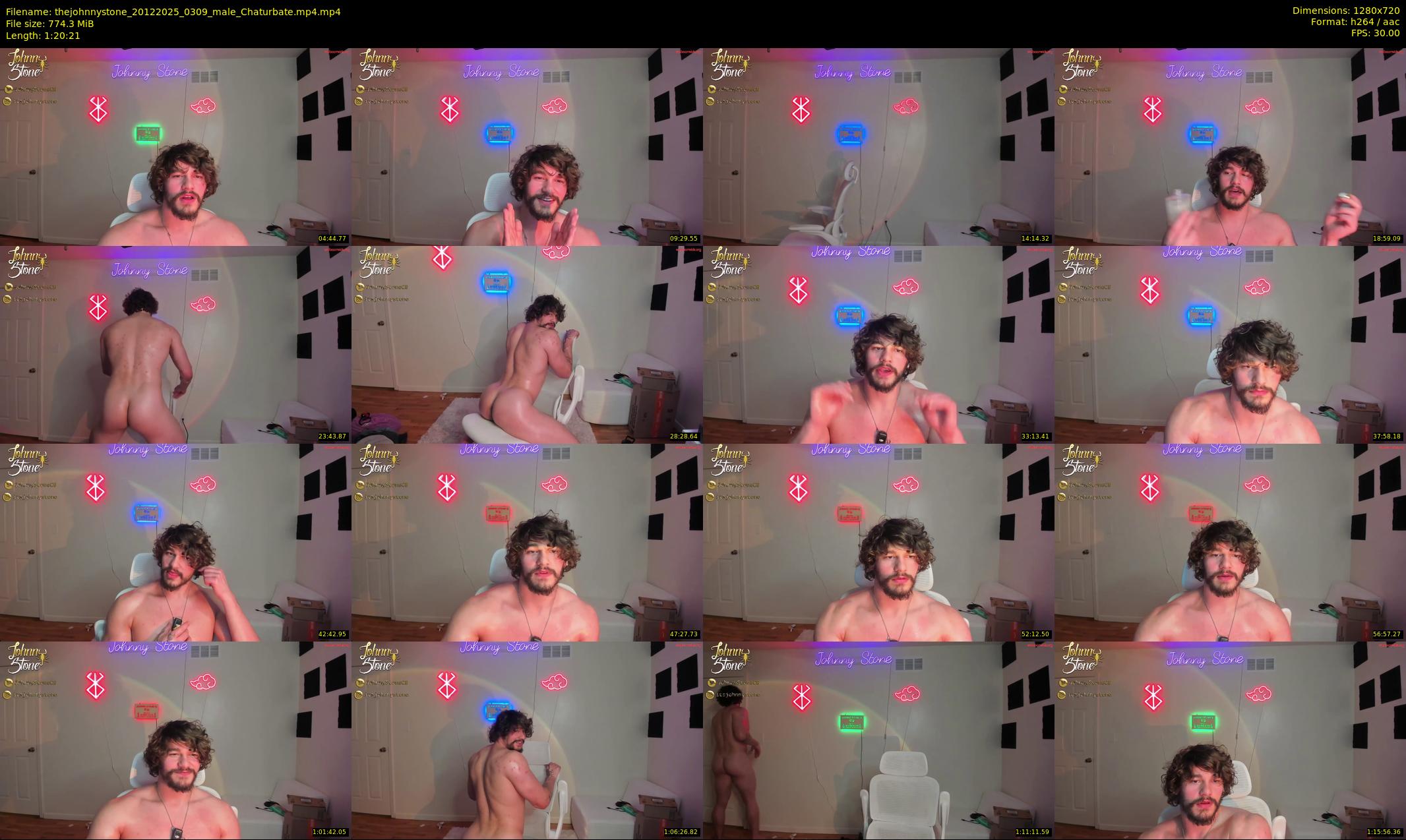 thejohnnystone — 81 minute Chaturbate male cam show recording, 720p, Dec 20, 2025