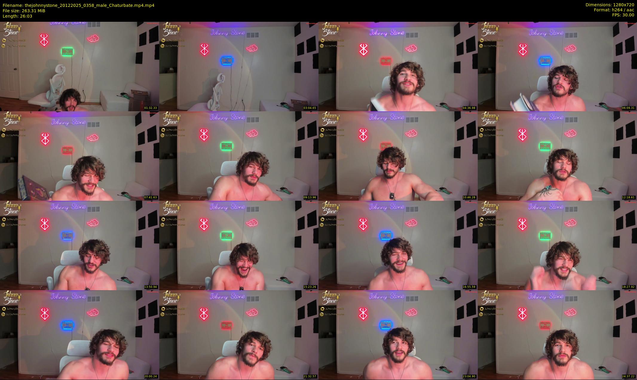 thejohnnystone — 27 minute Chaturbate male cam show recording, 720p, Dec 20, 2025
