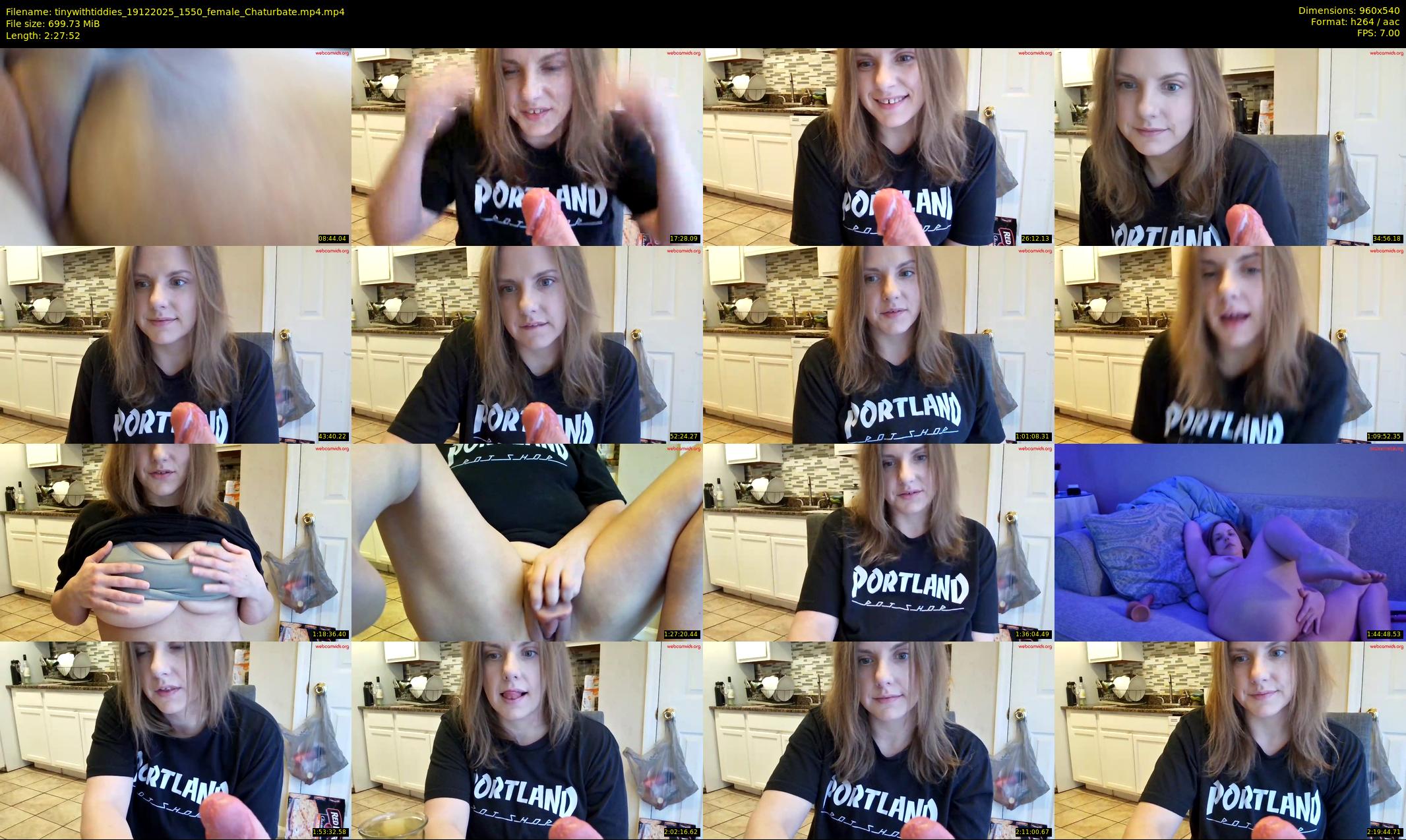 tinywithtiddies — 148 minute Chaturbate female cam show recording, 480p, Dec 19, 2025