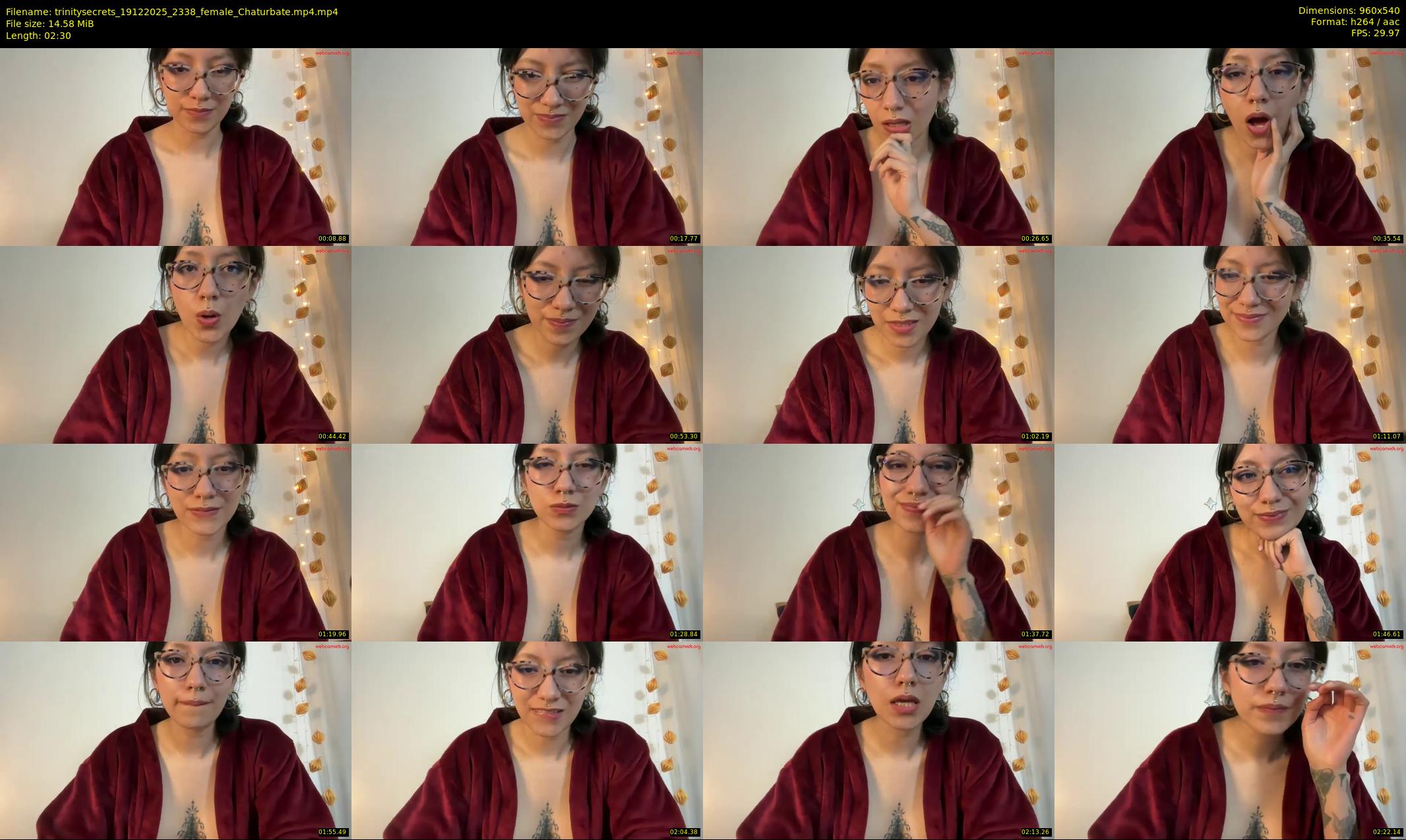 trinitysecrets — 3 minute Chaturbate female cam show recording, 480p, Dec 19, 2025