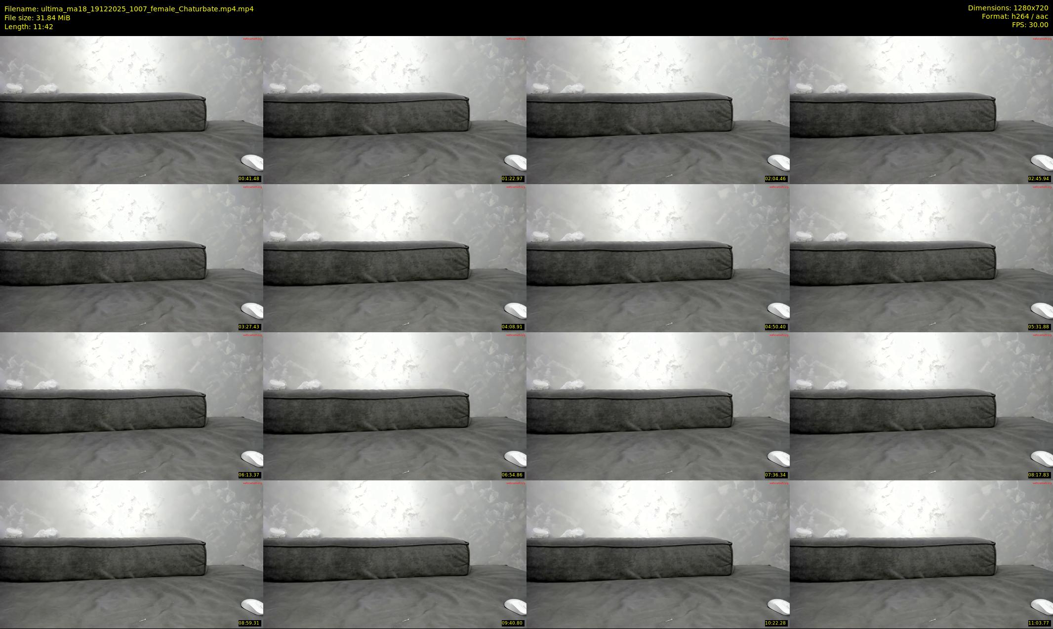 ultima_ma18 — 12 minute Chaturbate female cam show recording, 720p, Dec 19, 2025