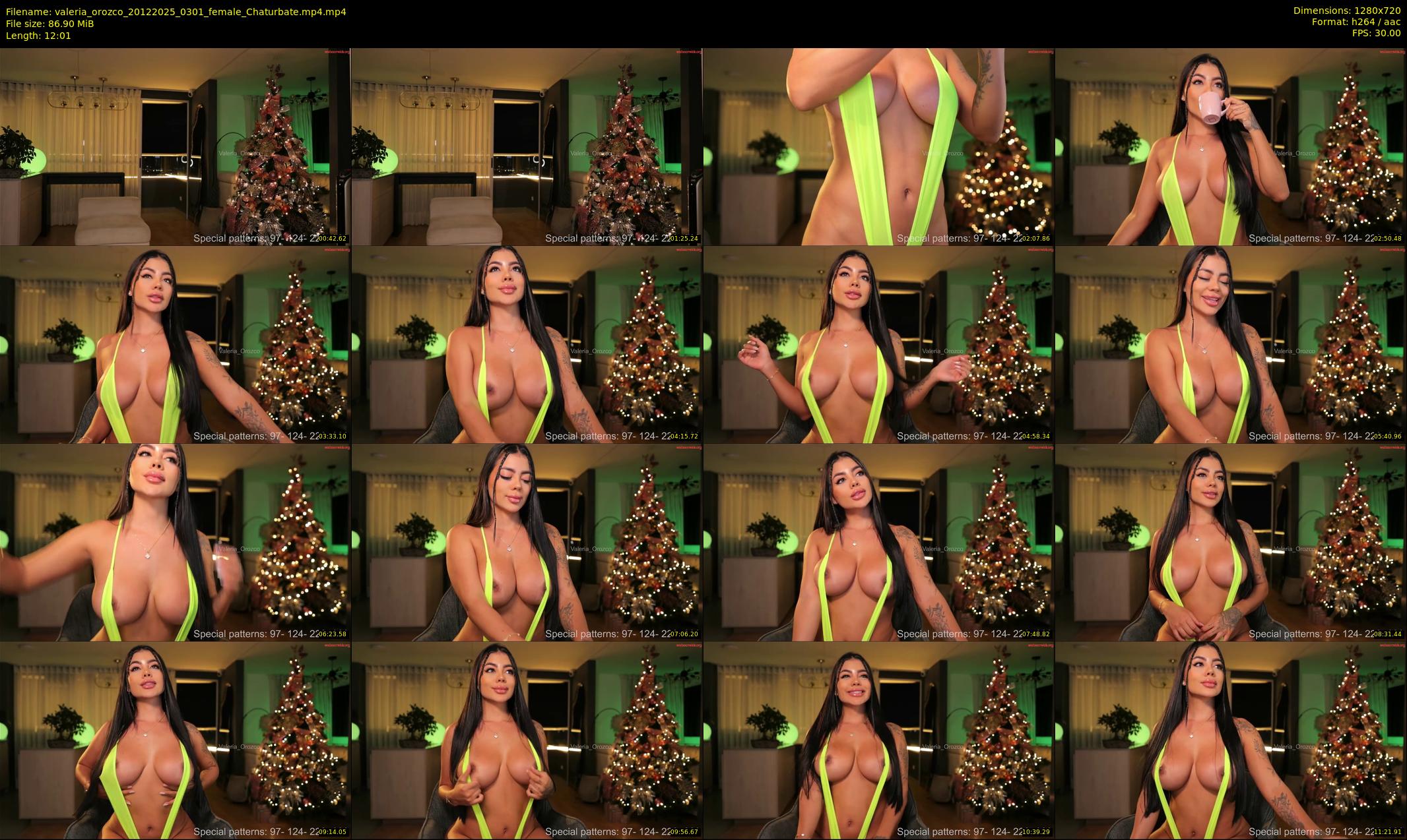 valeria_orozco — 13 minute Chaturbate female cam show recording, 720p, Dec 20, 2025