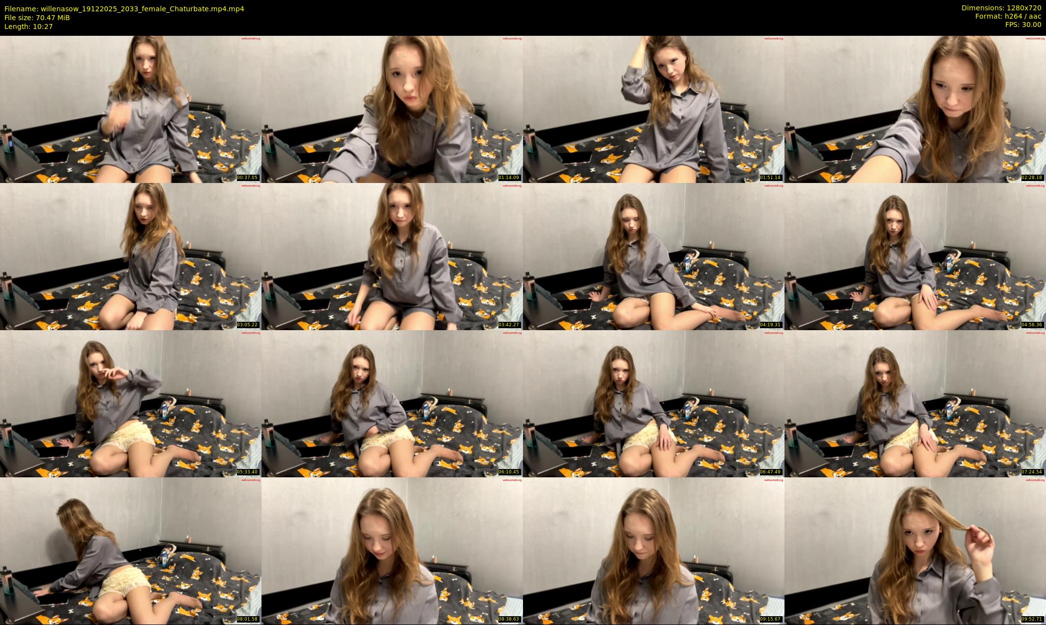 willenasow — 11 minute Chaturbate female cam show recording, 720p, Dec 19, 2025