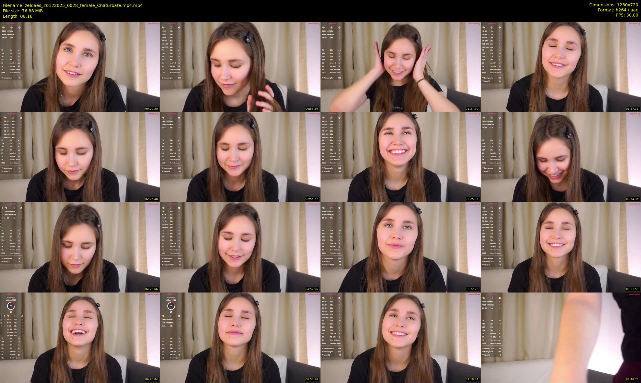 zeldaes — 9 minute Chaturbate female cam show recording, 720p, Dec 20, 2025