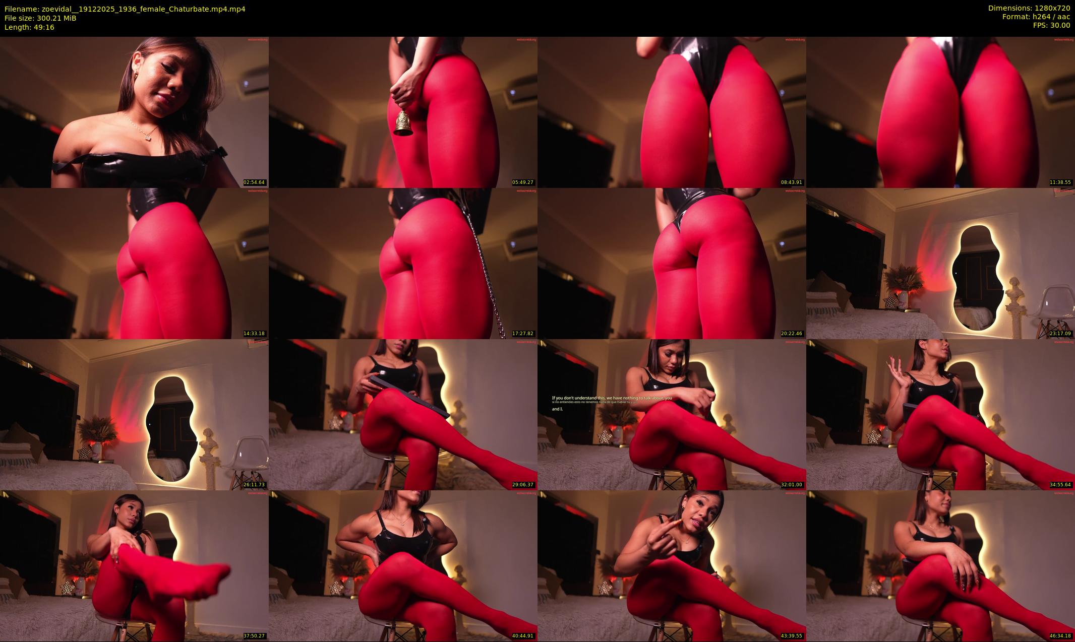 zoevidal_ — 50 minute Chaturbate female cam show recording, 720p, Dec 19, 2025