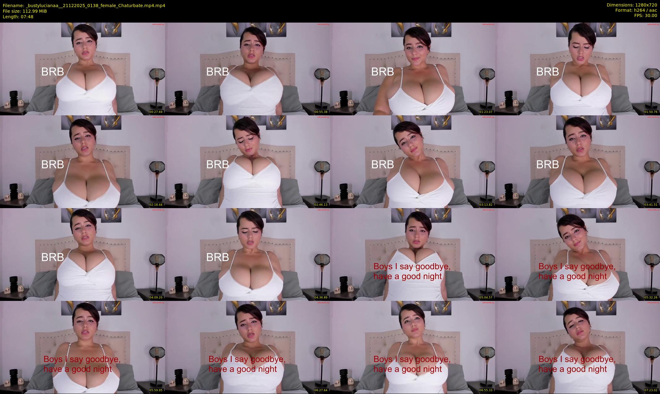 _bustylucianaa_ — 8 minute Chaturbate female cam show recording, 720p, Dec 21, 2025