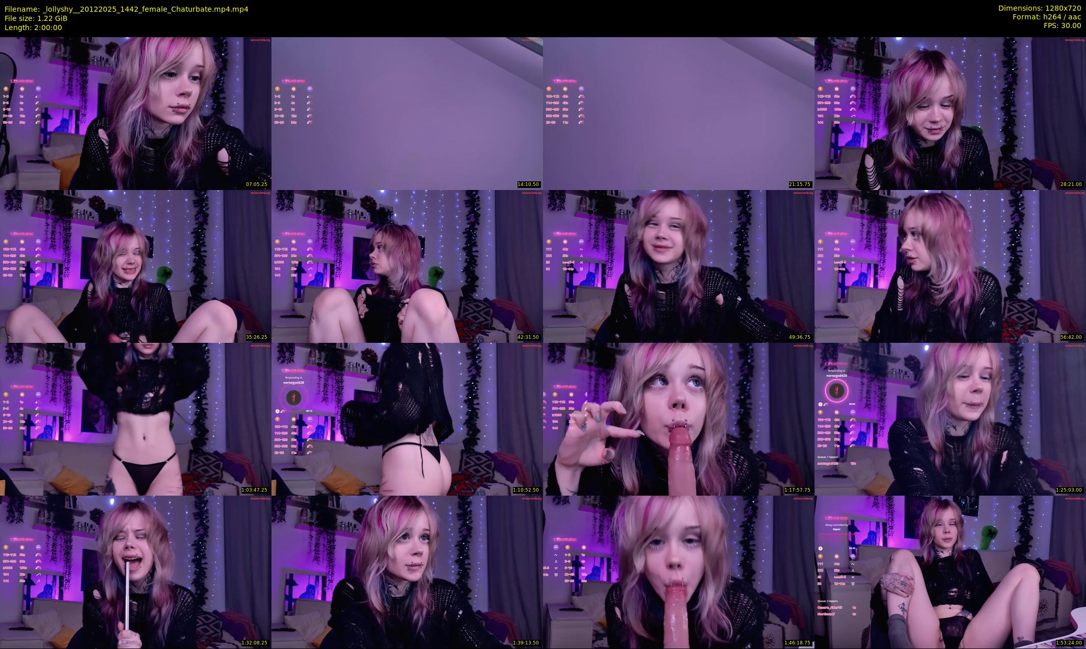 _lollyshy_ — 120 minute Chaturbate female cam show recording, 720p, Dec 20, 2025