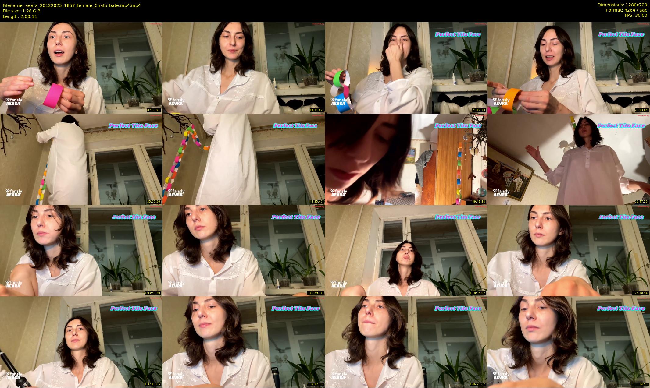 aevra — 121 minute Chaturbate female cam show recording, 720p, Dec 20, 2025
