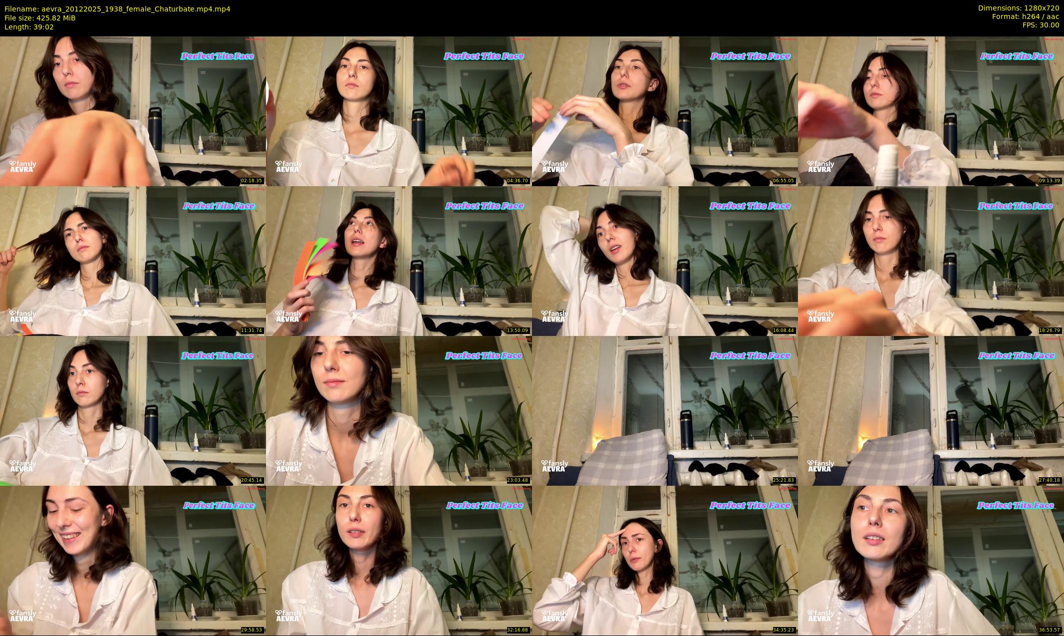 aevra — 40 minute Chaturbate female cam show recording, 720p, Dec 20, 2025