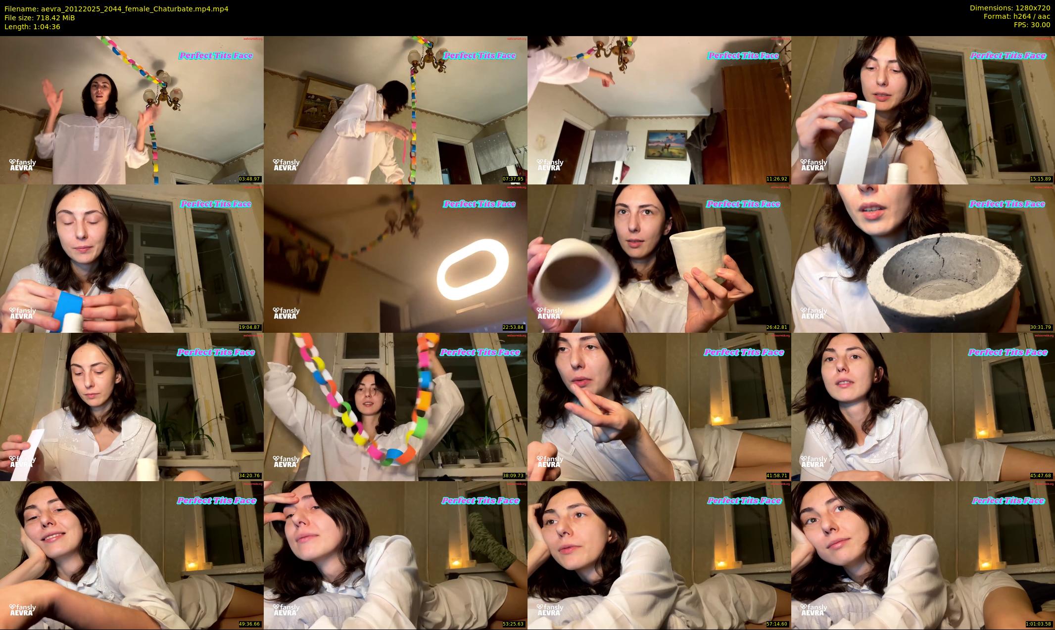 aevra — 65 minute Chaturbate female cam show recording, 720p, Dec 20, 2025