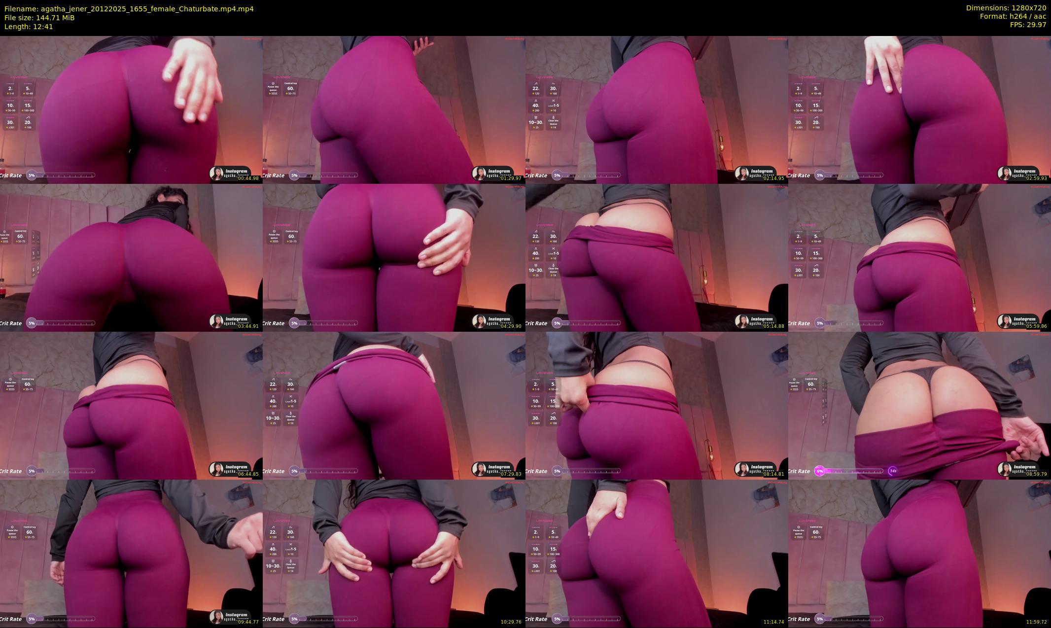 agatha_jener — 13 minute Chaturbate female cam show recording, 720p, Dec 20, 2025