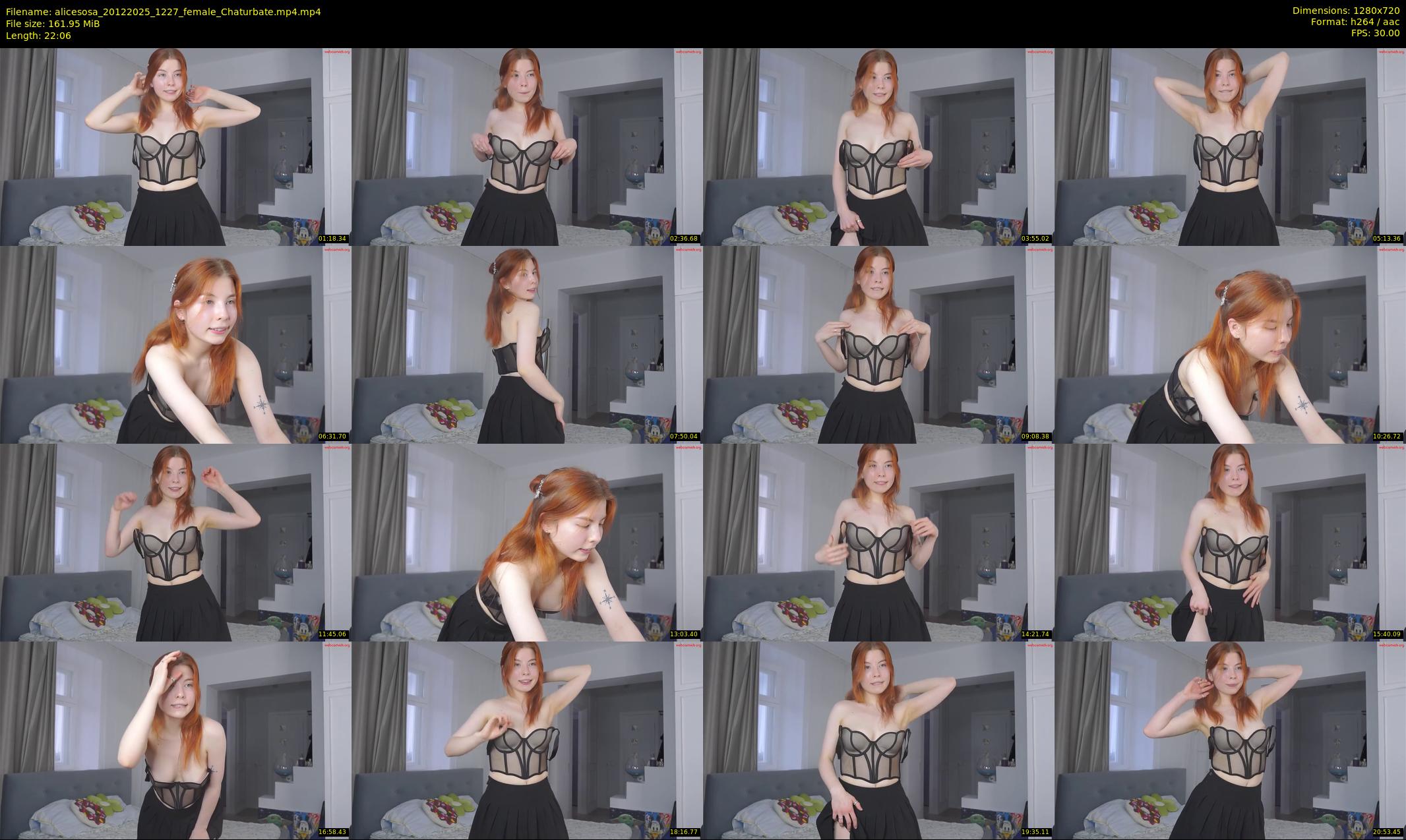 alicesosa — 23 minute Chaturbate female cam show recording, 720p, Dec 20, 2025
