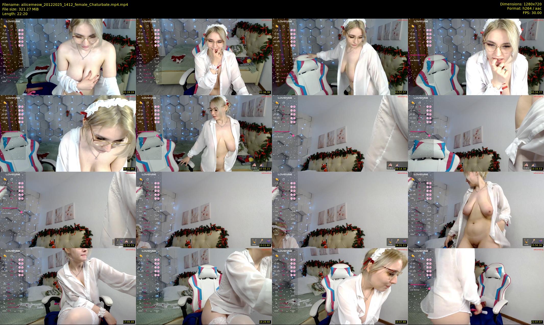 aliicemeow — 23 minute Chaturbate female cam show recording, 720p, Dec 20, 2025