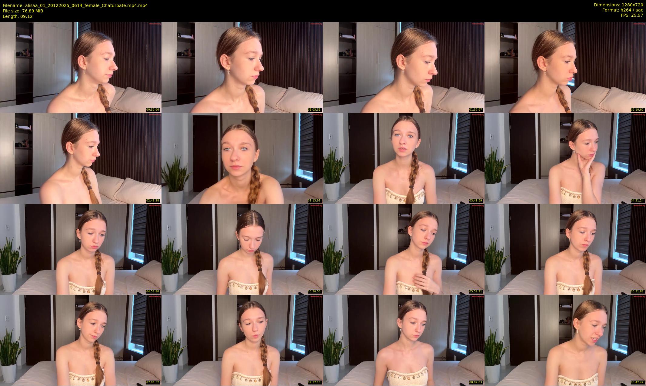 alisaa_01 — 10 minute Chaturbate female cam show recording, 720p, Dec 20, 2025