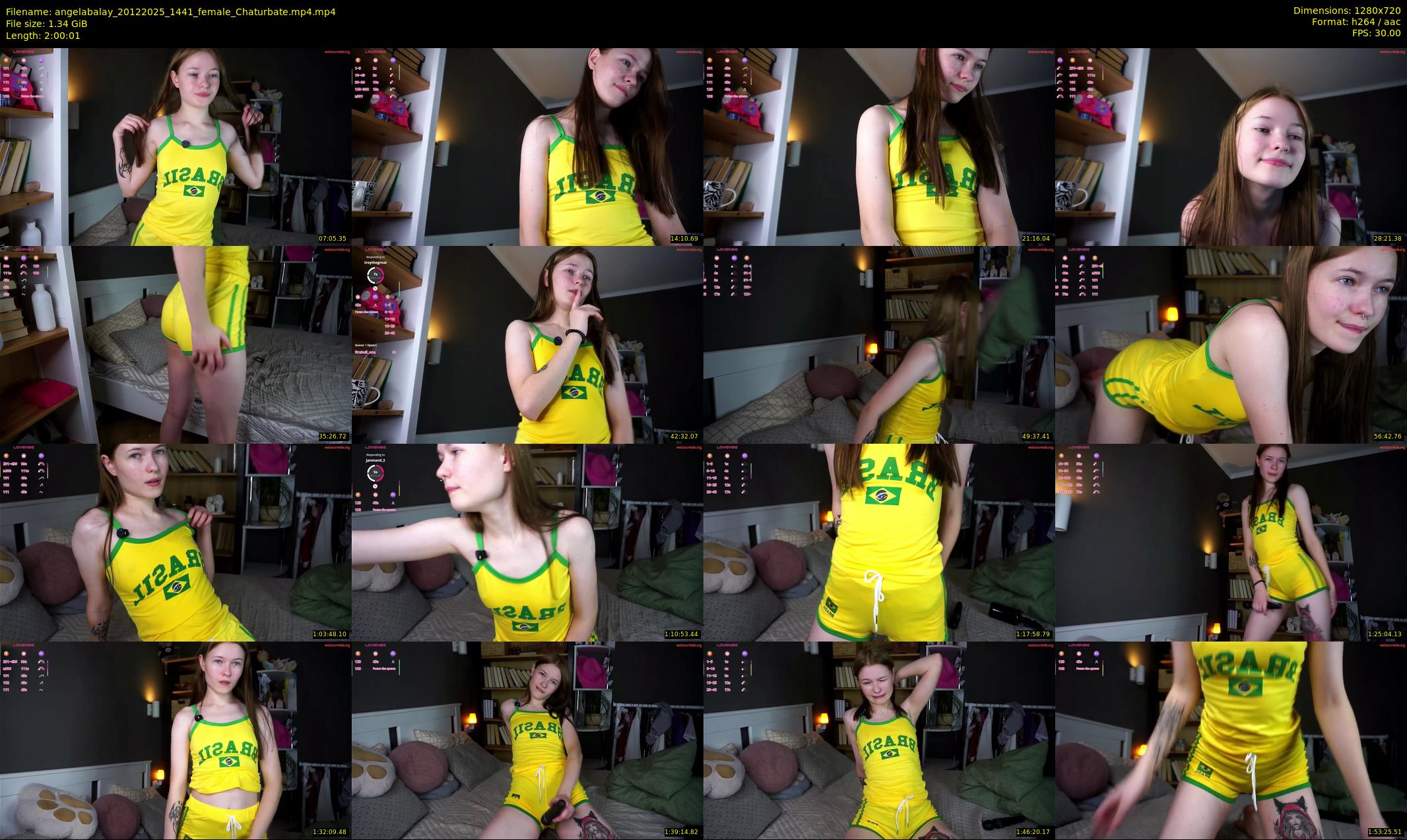 angelabalay — 121 minute Chaturbate female cam show recording, 720p, Dec 20, 2025