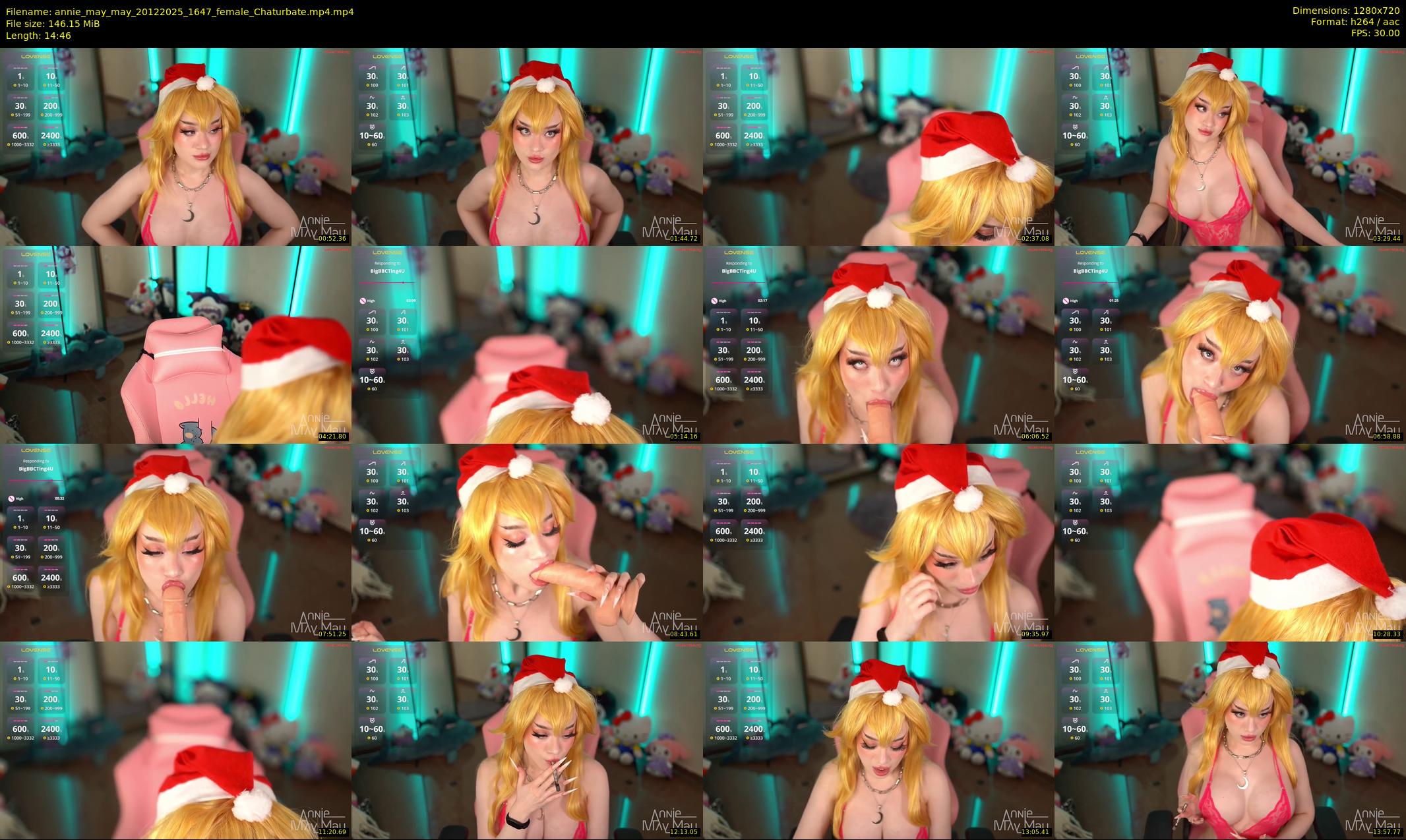 annie_may_may — 15 minute Chaturbate female cam show recording, 720p, Dec 20, 2025