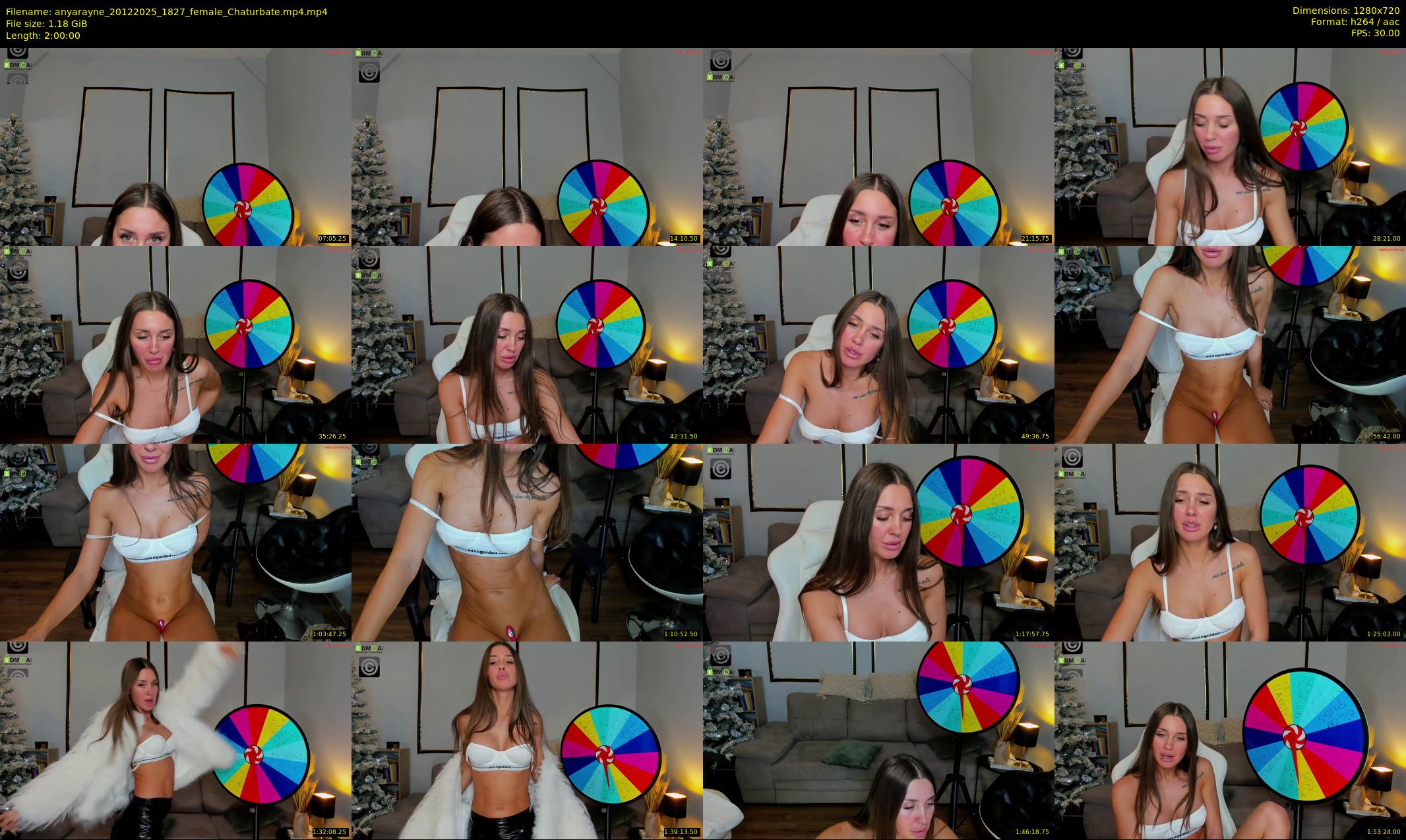 anyarayne — 120 minute Chaturbate female cam show recording, 720p, Dec 20, 2025