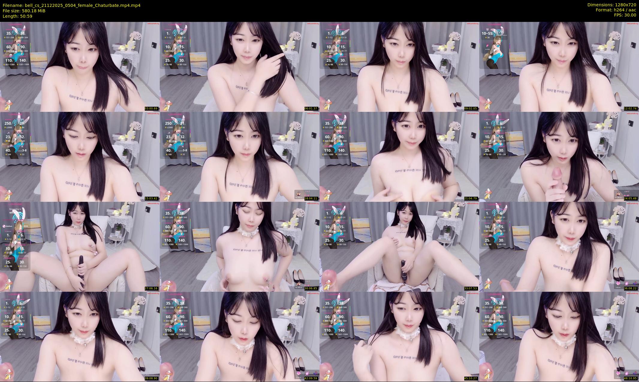 bell_cs — 51 minute Chaturbate female cam show recording, 720p, Dec 21, 2025