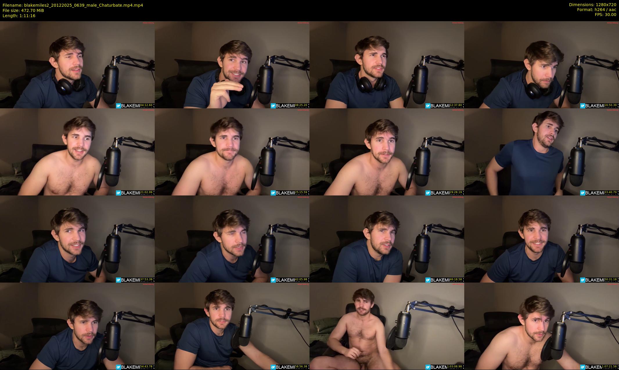 blakemiles2 — 72 minute Chaturbate male cam show recording, 720p, Dec 20, 2025