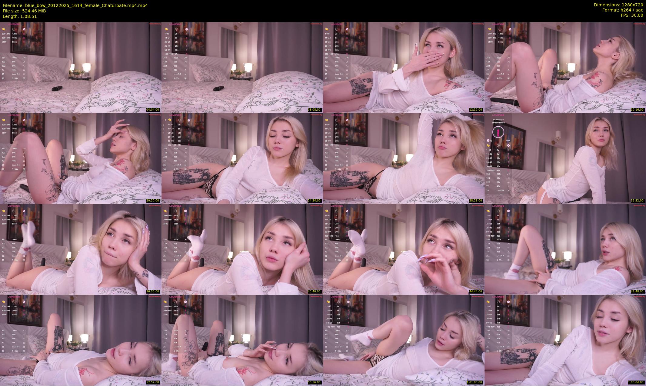 blue_bow — 69 minute Chaturbate female cam show recording, 720p, Dec 20, 2025