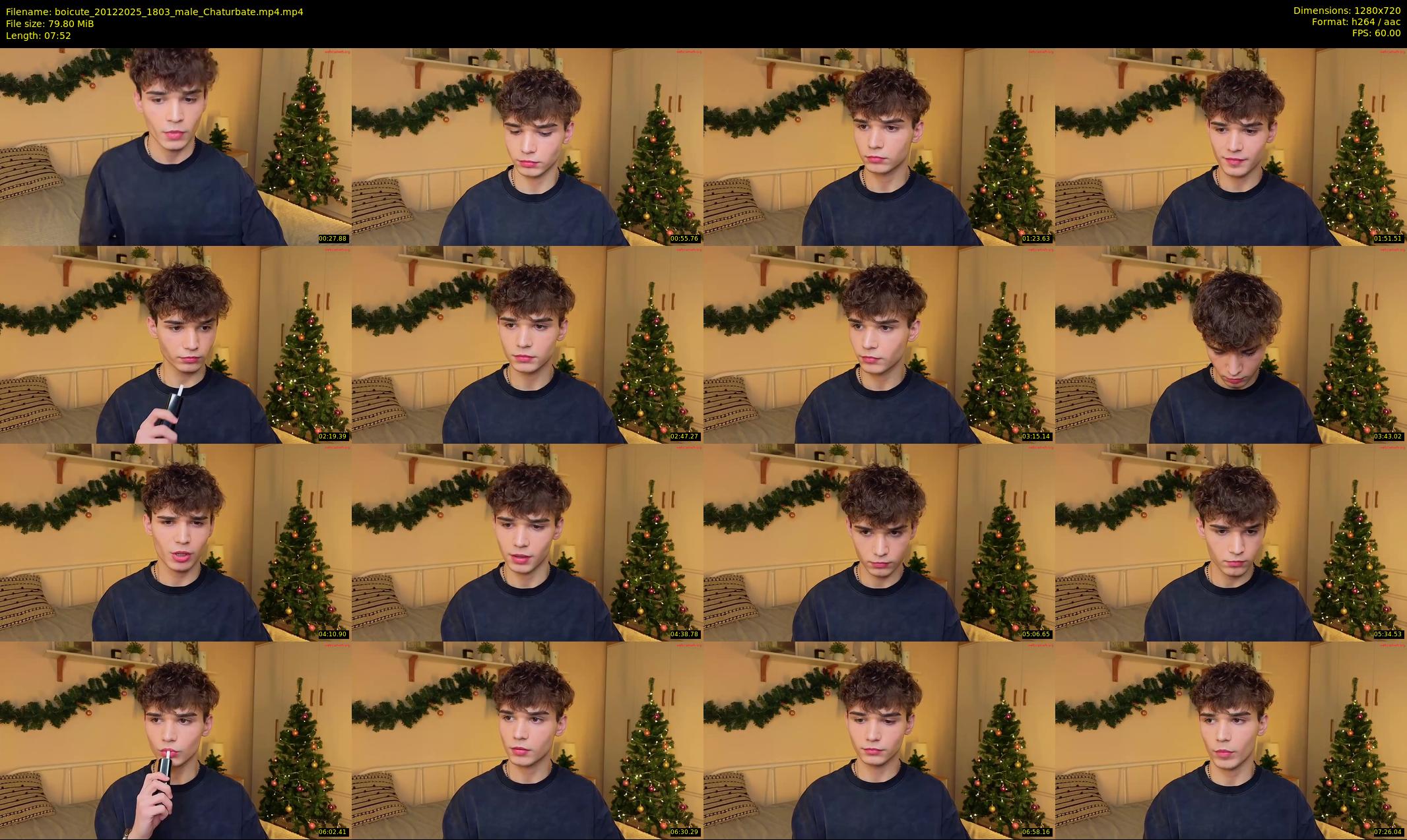 boicute — 8 minute Chaturbate male cam show recording, 720p, Dec 20, 2025