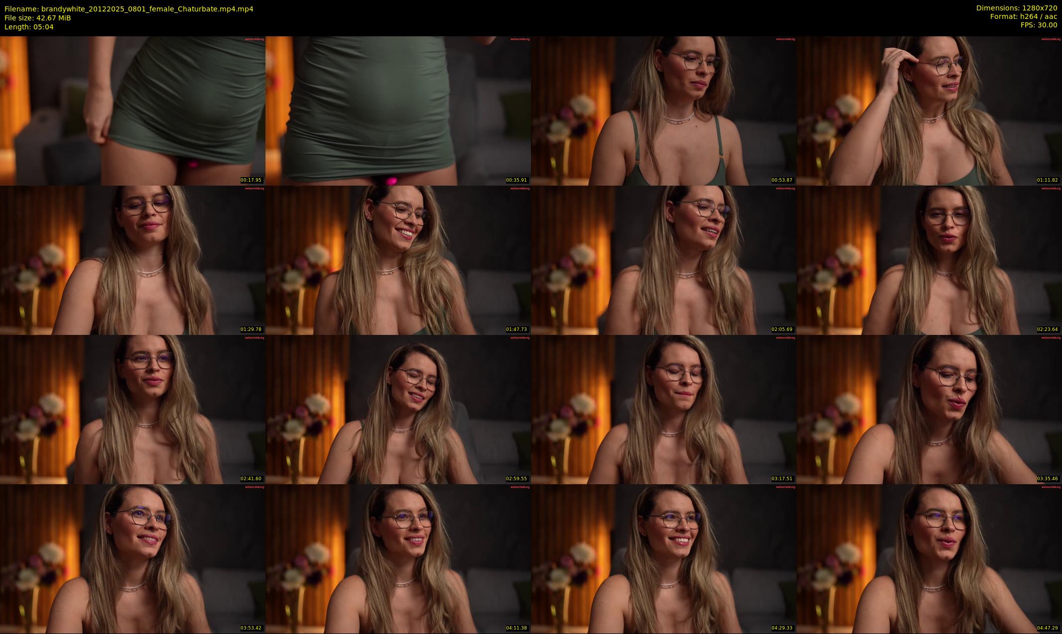 brandywhite — 6 minute Chaturbate female cam show recording, 720p, Dec 20, 2025