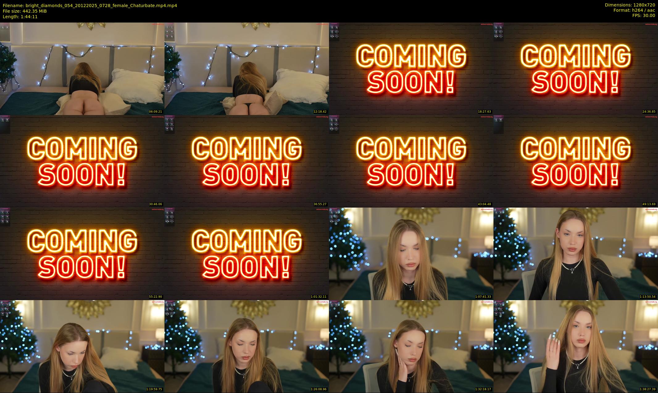 bright_diamonds_054 — 105 minute Chaturbate couple cam show recording, 720p, Dec 20, 2025