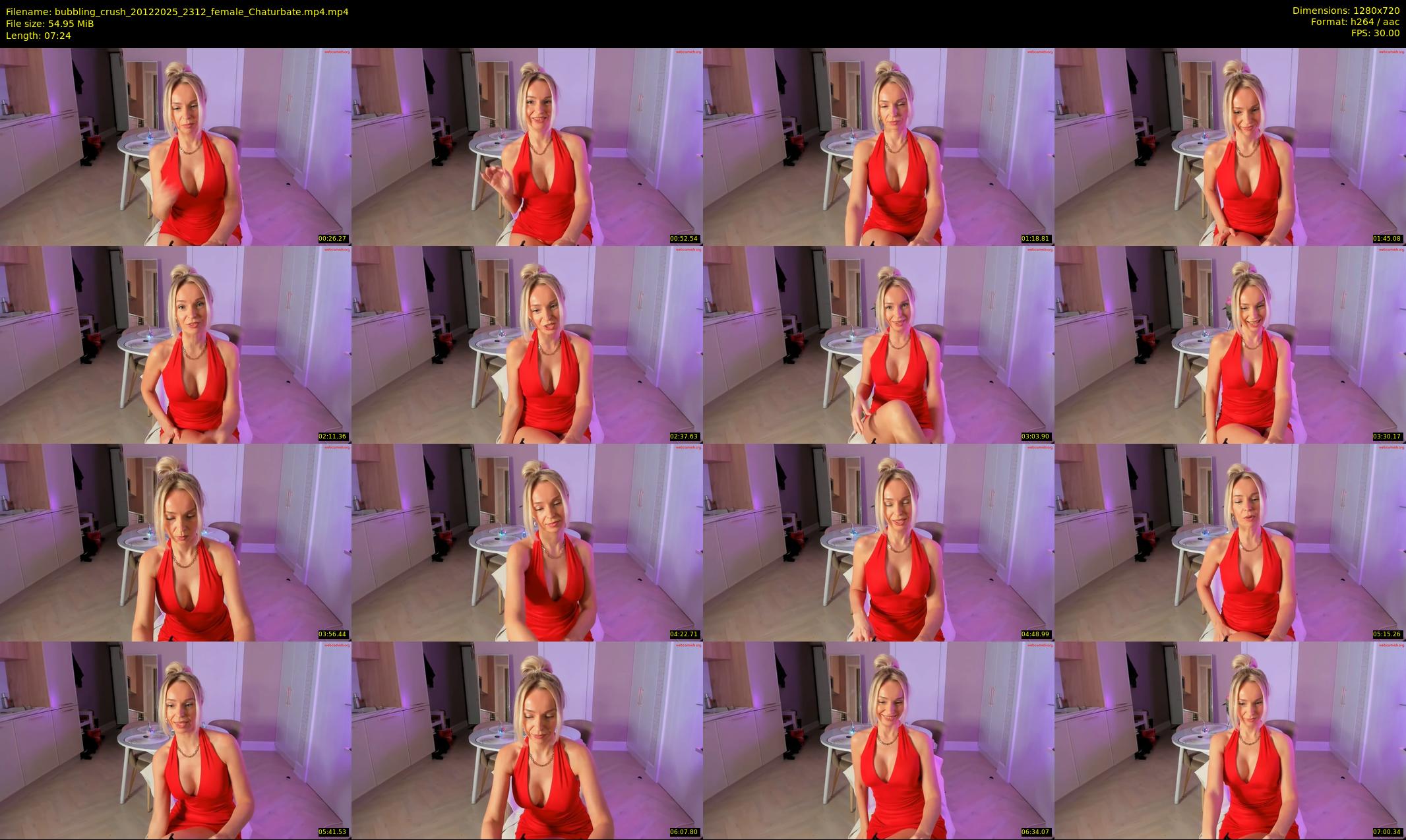 bubbling_crush — 8 minute Chaturbate female cam show recording, 720p, Dec 20, 2025
