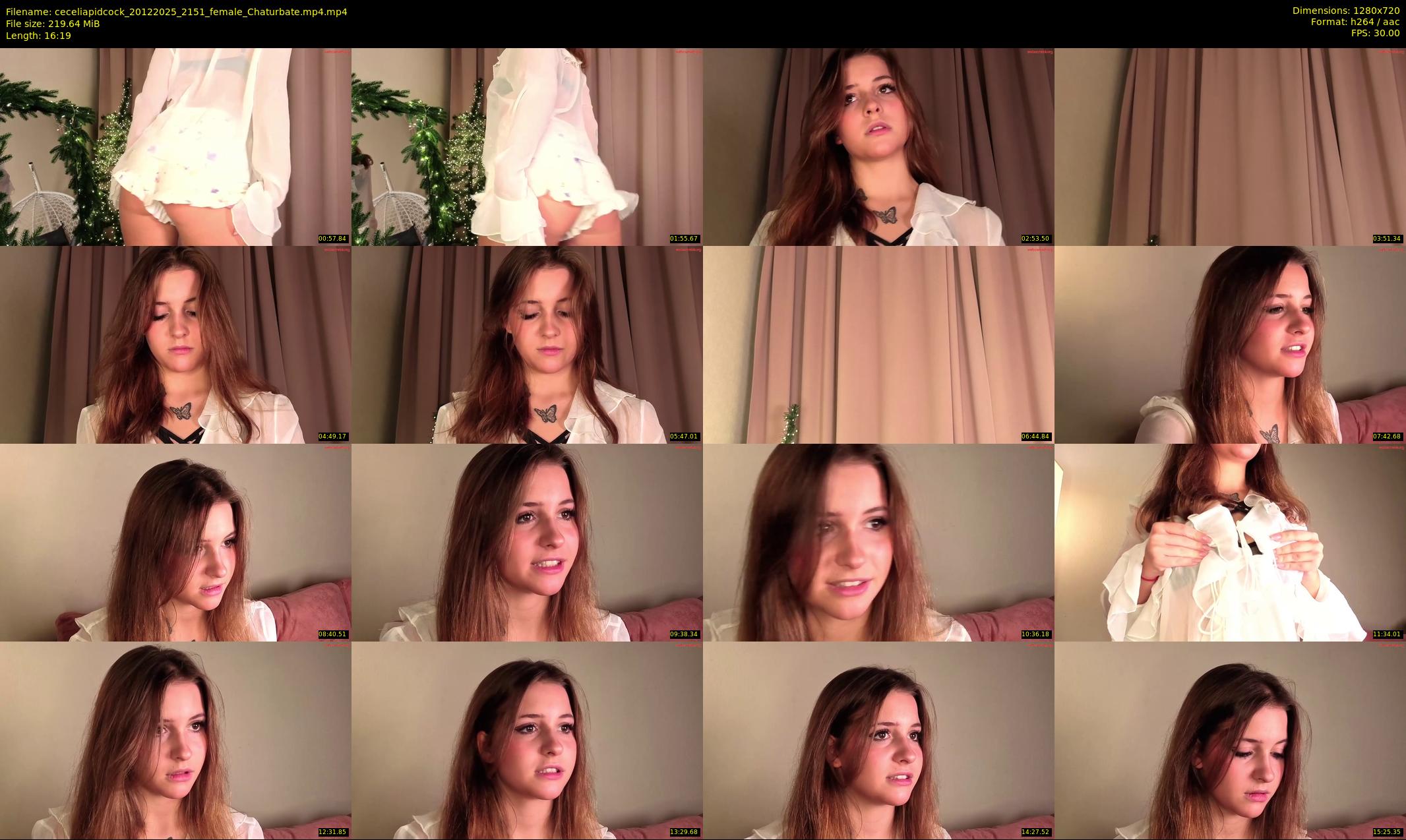 ceceliapidcock — 17 minute Chaturbate female cam show recording, 720p, Dec 20, 2025