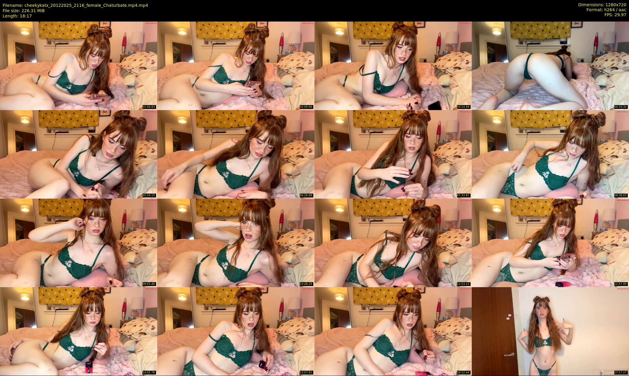 cheekykatx — 19 minute Chaturbate female cam show recording, 720p, Dec 20, 2025