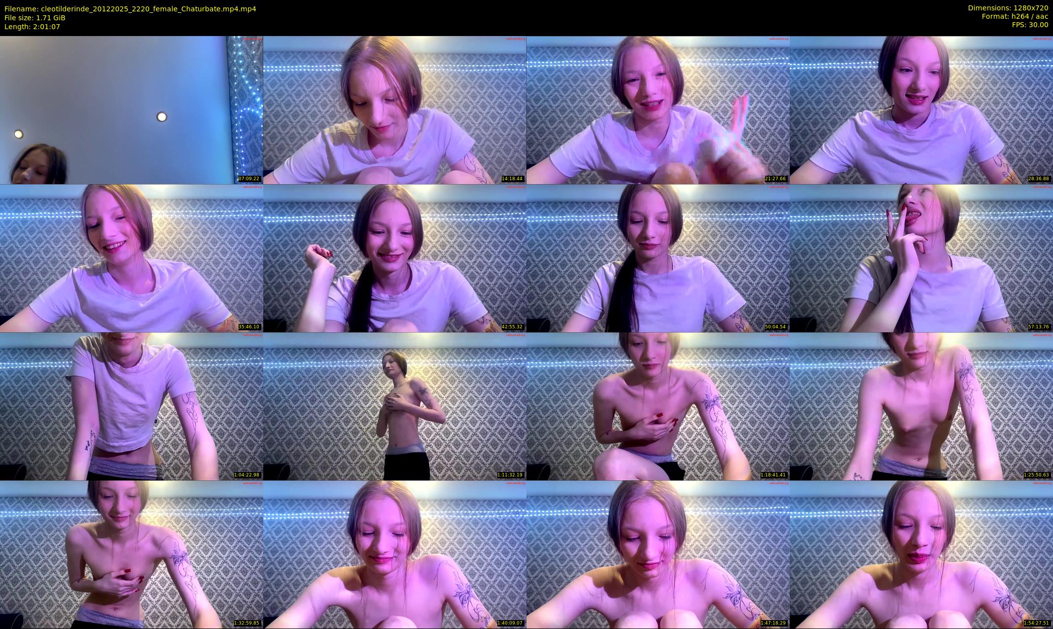 cleotilderinde — 122 minute Chaturbate female cam show recording, 720p, Dec 20, 2025