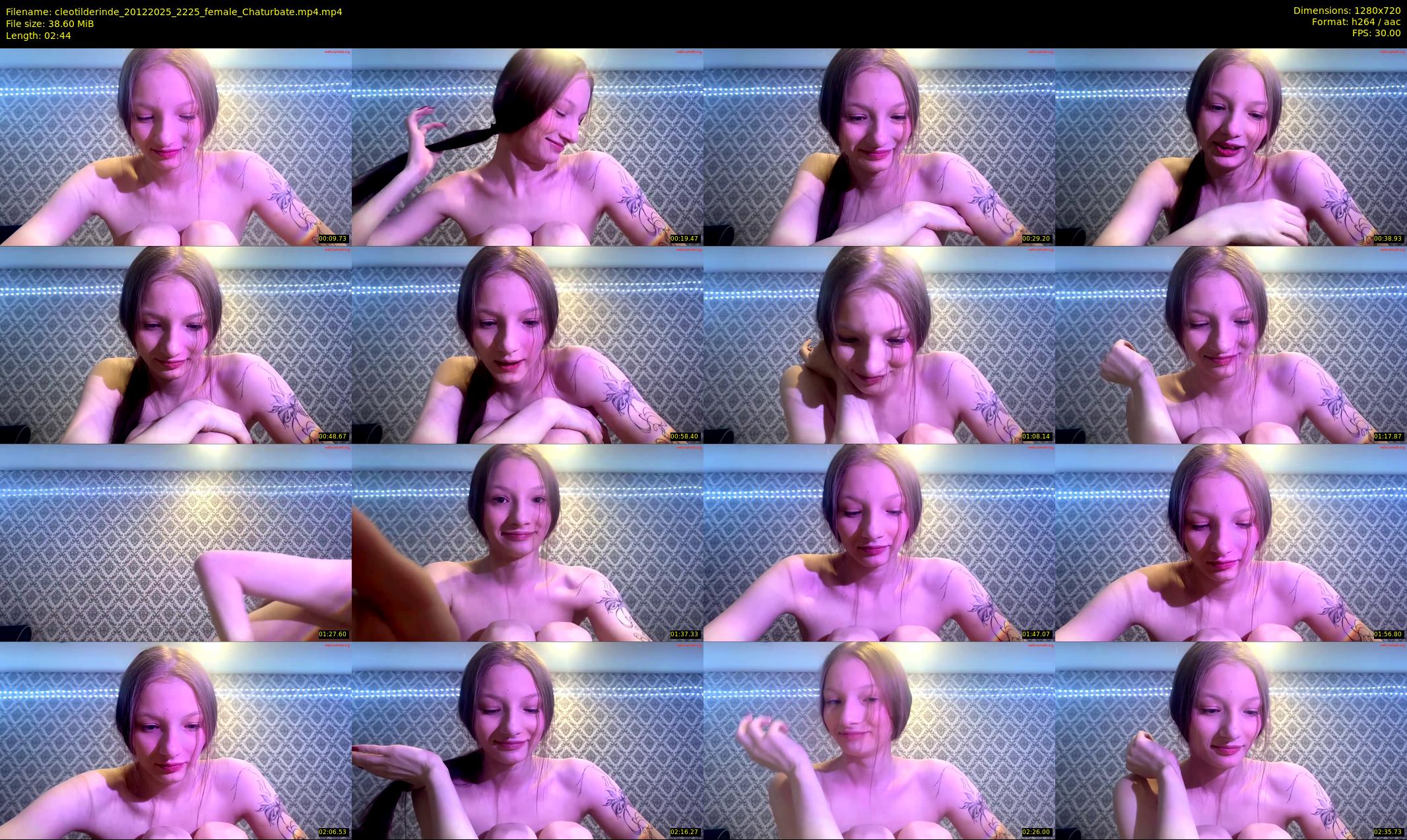 cleotilderinde — 3 minute Chaturbate female cam show recording, 720p, Dec 20, 2025
