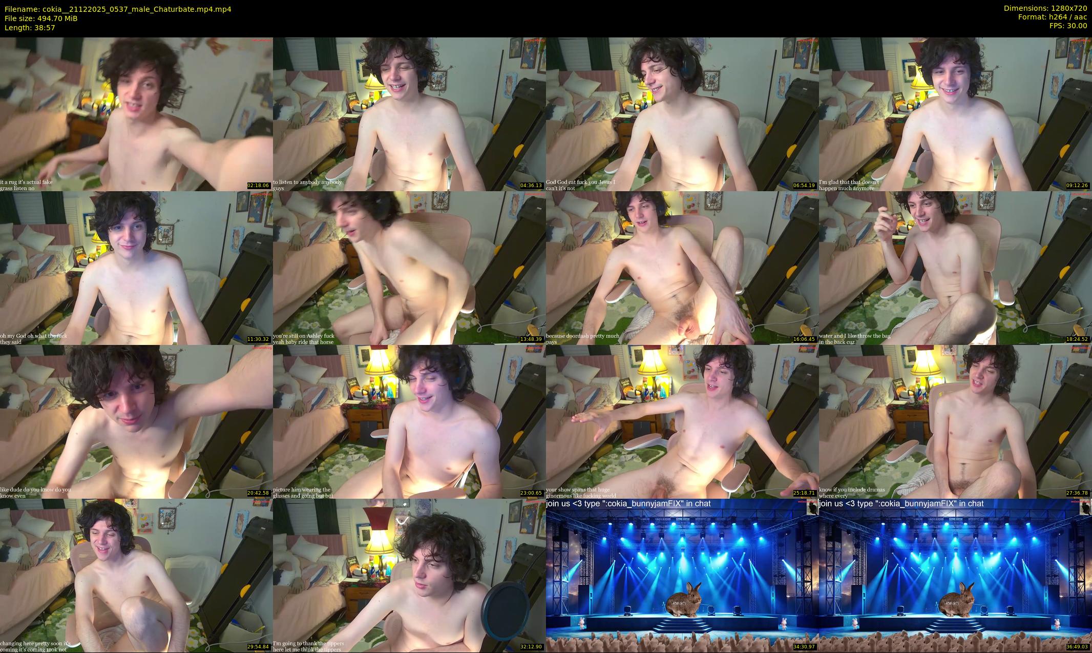 cokia_ — 39 minute Chaturbate male cam show recording, 720p, Dec 21, 2025