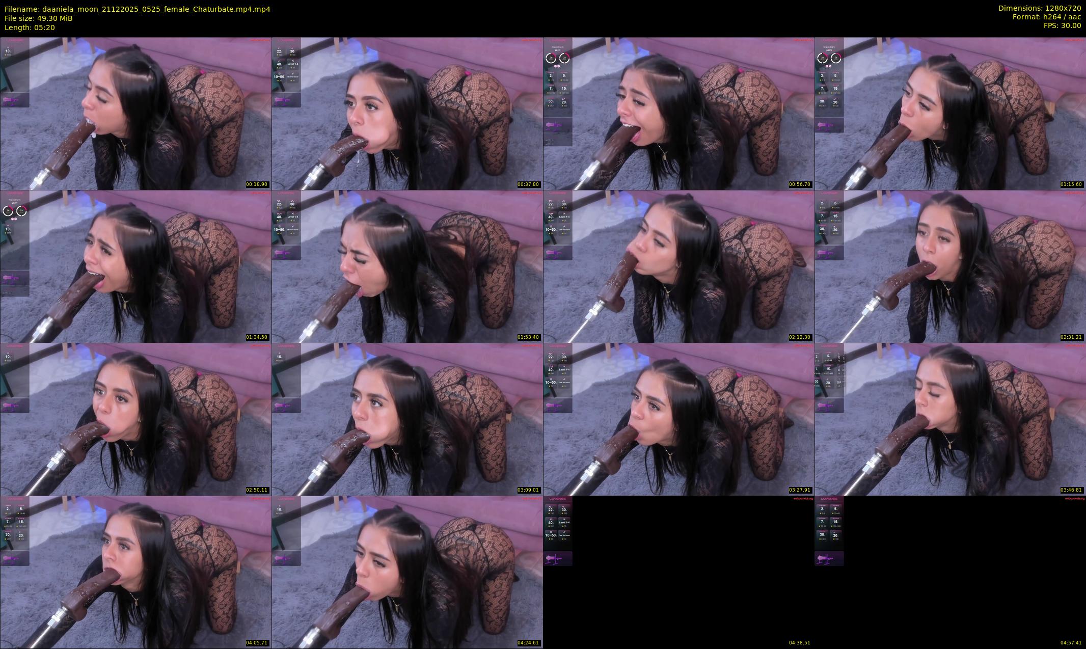 daaniela_moon — 6 minute Chaturbate female cam show recording, 720p, Dec 21, 2025