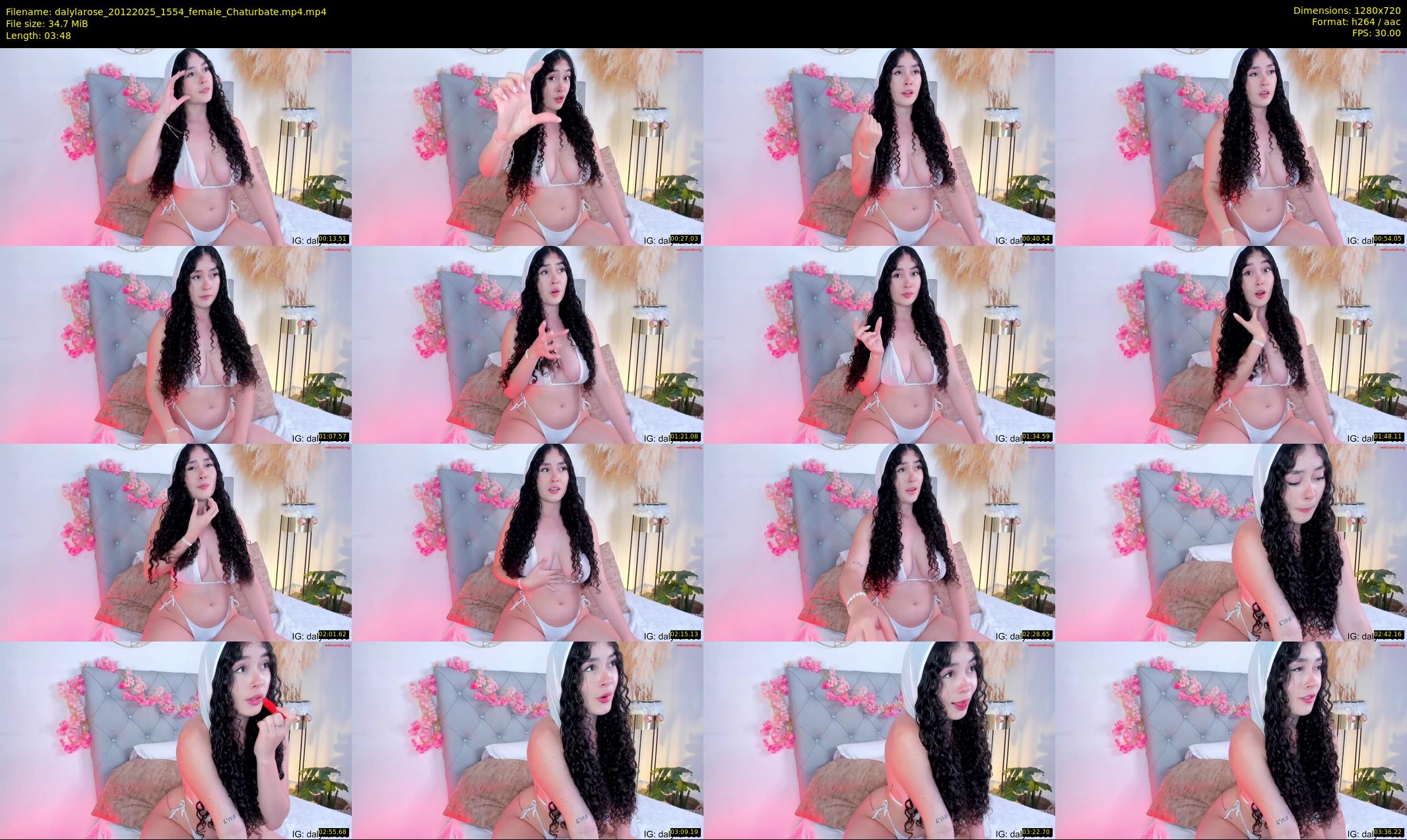 dalylarose — 4 minute Chaturbate female cam show recording, 720p, Dec 20, 2025
